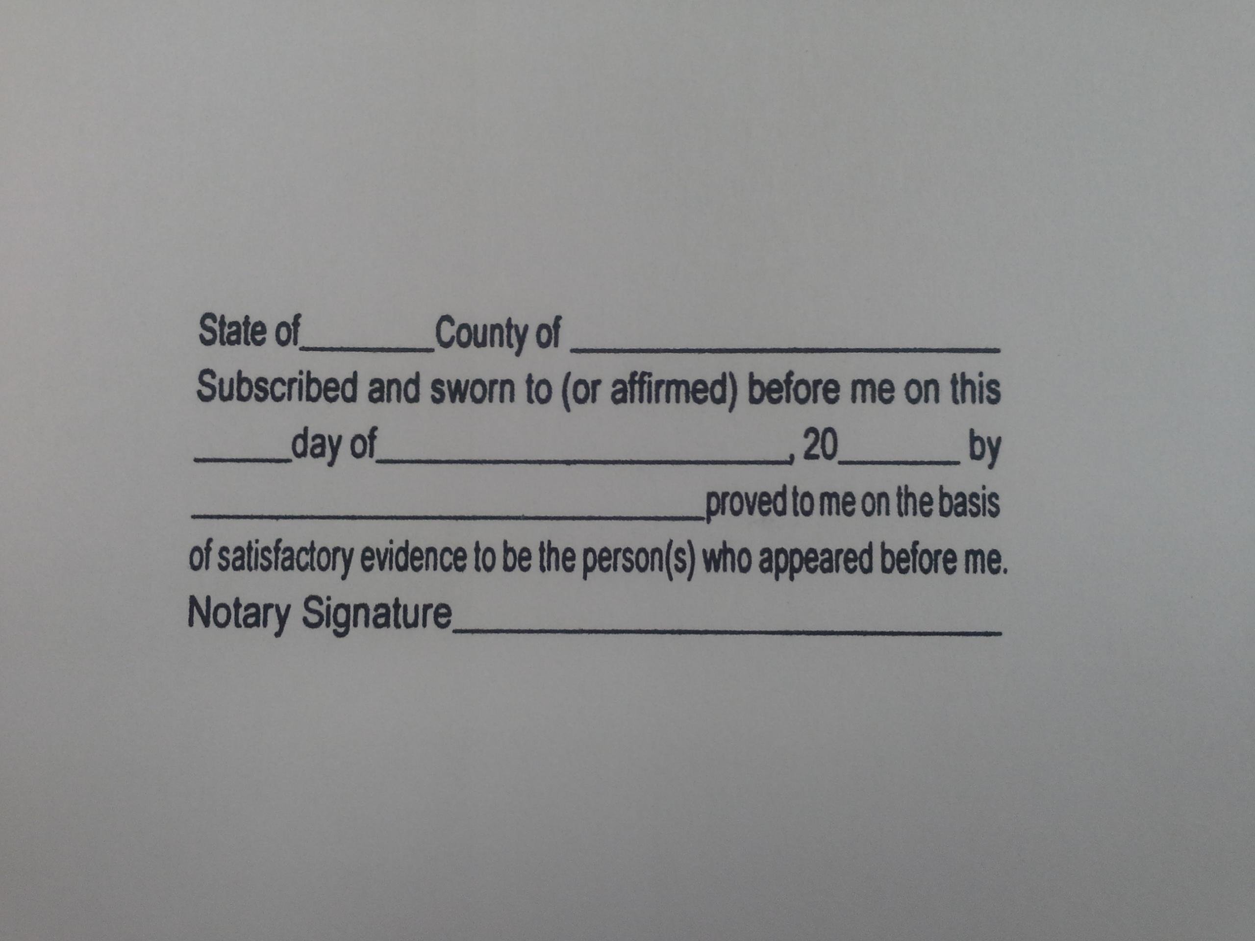 Notary Jurat Stamp - Self-Inking Notary Seal for Official Documents | Perfect for Notaries, Lawyers & Legal Professionals | Use for Certifications, Affidavits & Contracts