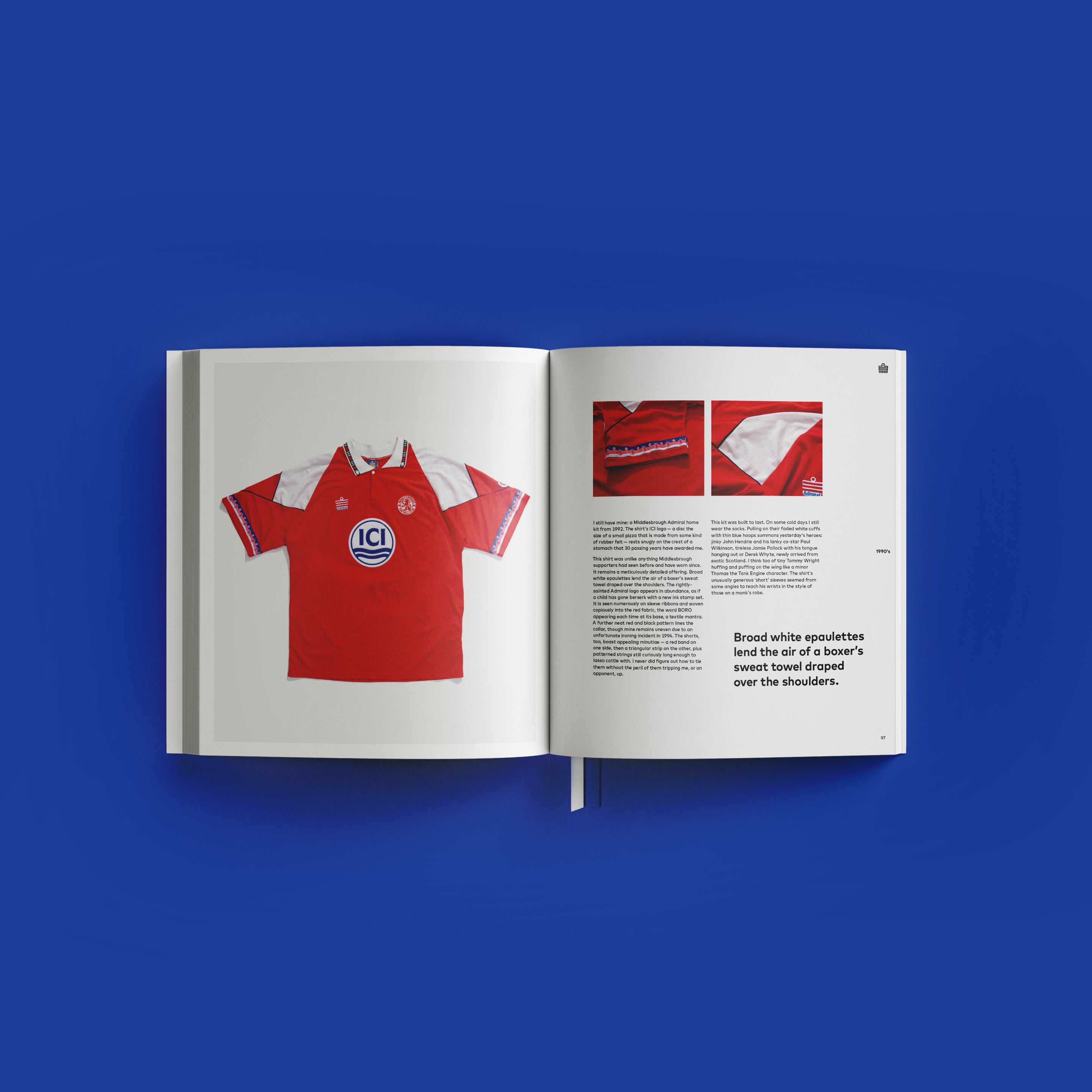 Admiral 50 Years of the Replica Shirt Book - Football Jersey History & Collectible Memorabilia - Perfect for Soccer Fans, Sports Collectors, and Gift Giving