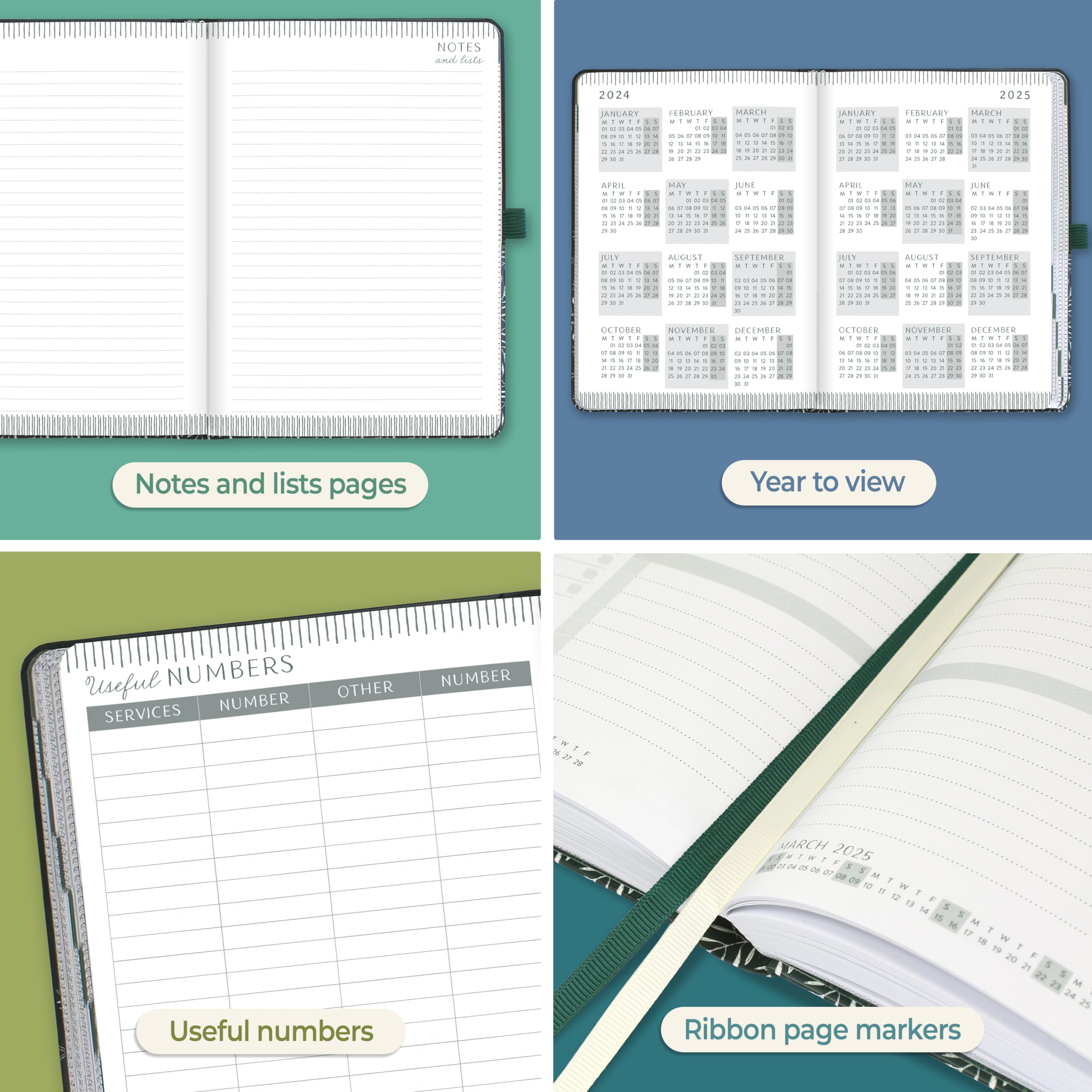 Boxclever 2024-2025 Academic Planner - A5 Page-A-Day Diary with To-Do Lists (August 2024-August 2025) | Perfect for Students, Teachers & Busy Professionals | School, Office & Daily Planning Organizer