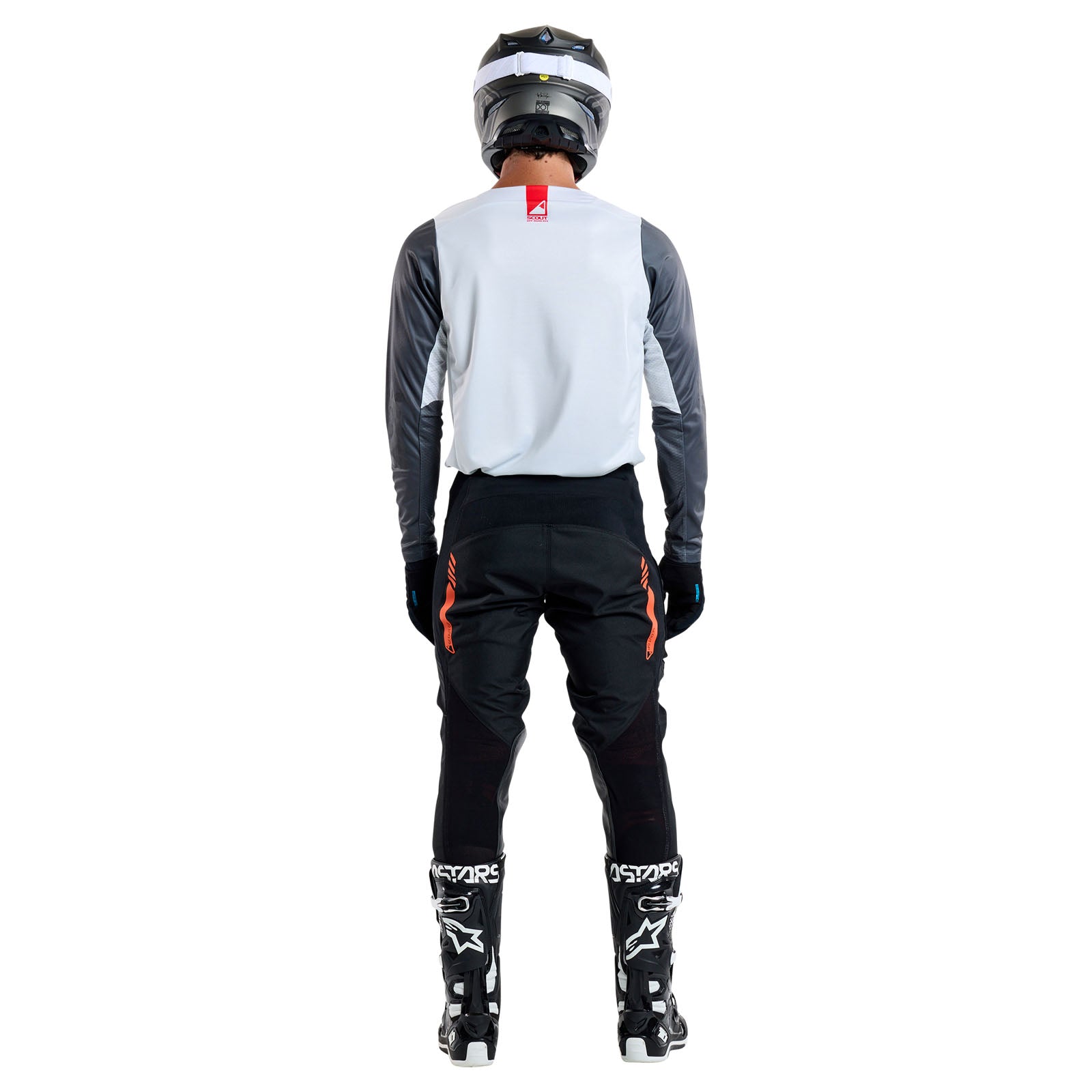 Scout GP Jersey Big Lee Charcoal/Fog - Premium Cycling Jersey for Men - Comfortable & Breathable Bike Shirt for Road & Mountain Biking