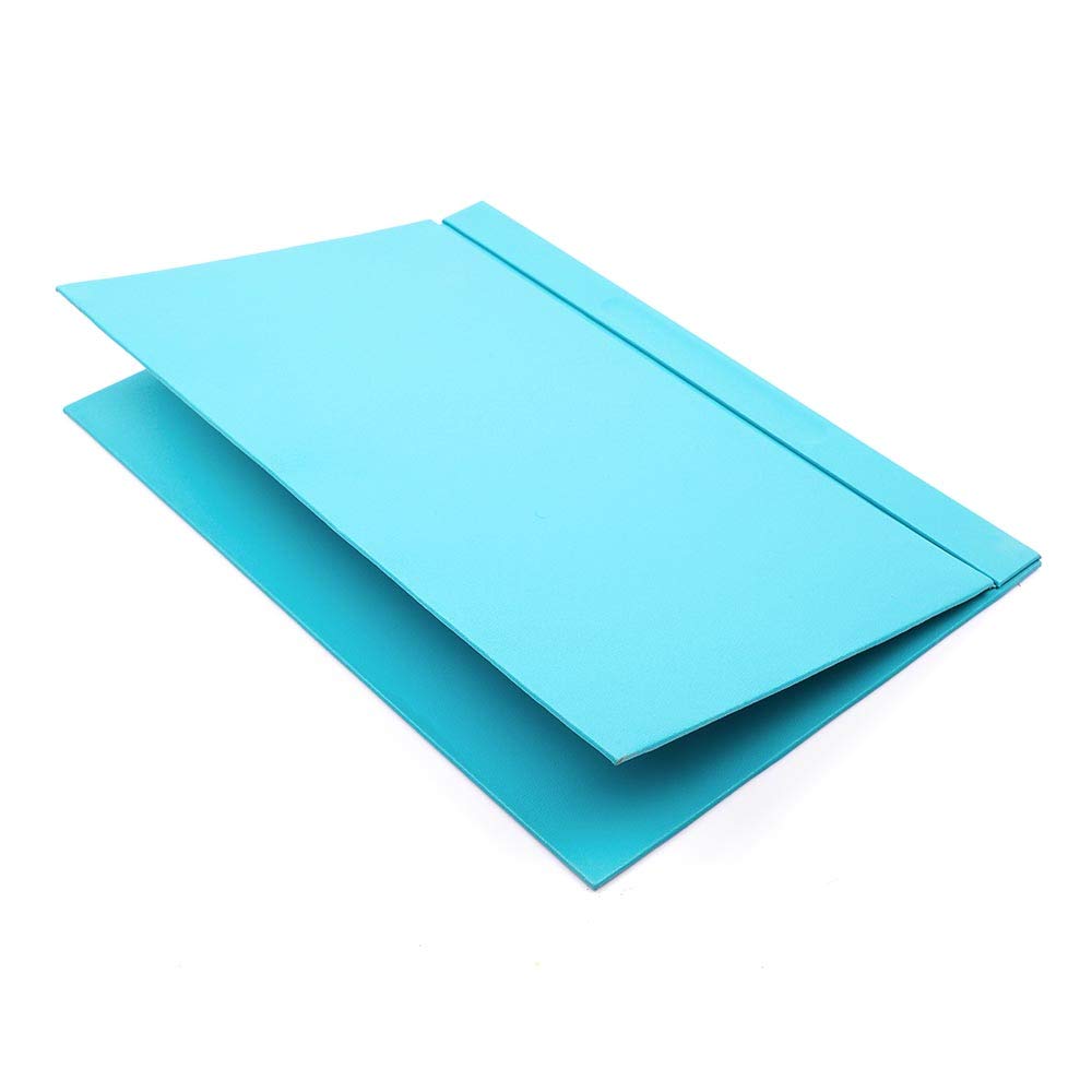 Premium Bonded Leather Desk Organizer Set - 10-Piece Office Document Tray & Desk Accessories for Home & Office (Turquoise) - Perfect for Organizing Files, Stationery & Office Supplies