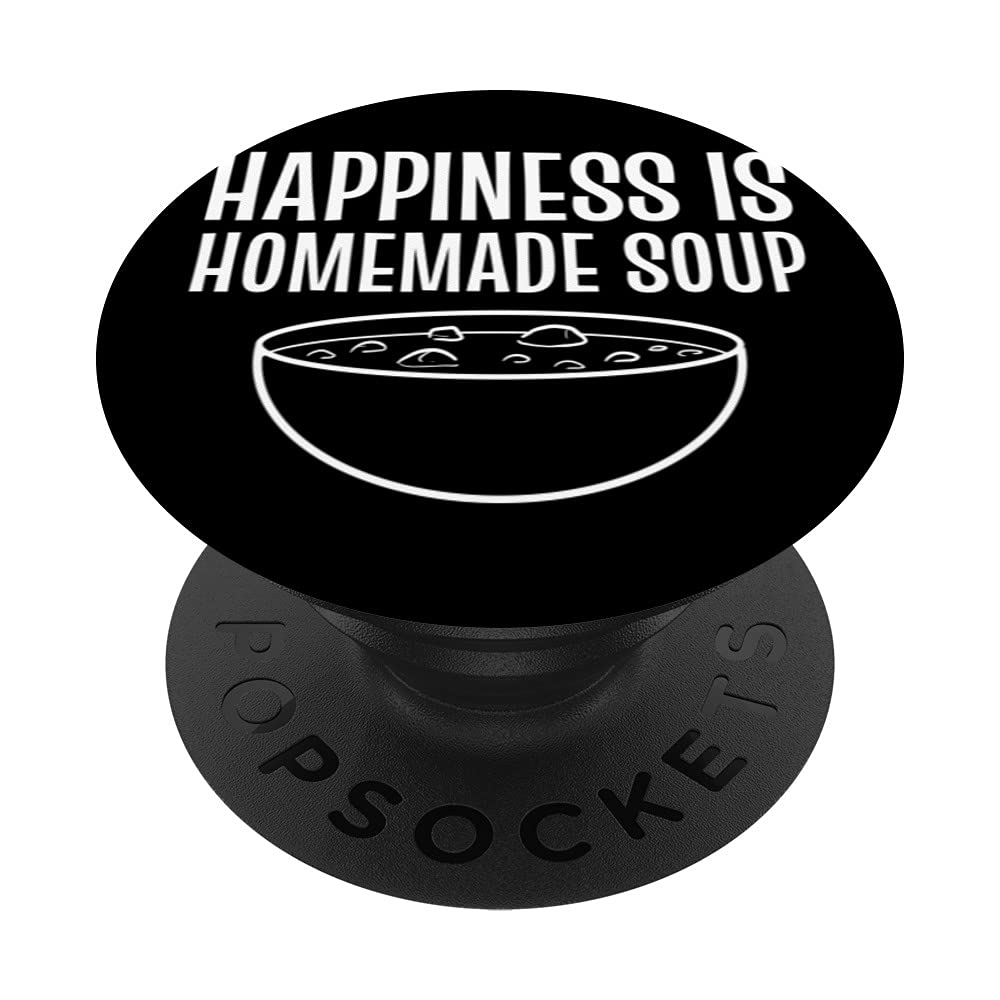 Homemade Soup Soup Nazi PopSockets Swappable PopGrip - Custom Phone Grip & Stand for iPhone, Samsung & Smartphones - Perfect for Cooking, Kitchen Use & Pop Culture Fans