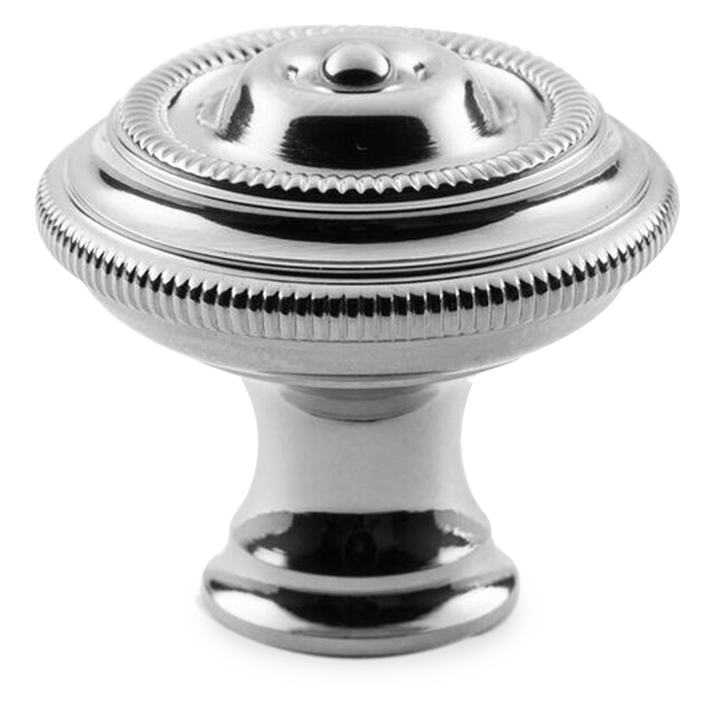 Chautauqua 1 1/4 Inch Cabinet Knob - Solid Brass Hardware for Kitchen & Bathroom Cabinets - Perfect for Home Renovation and DIY Furniture Projects