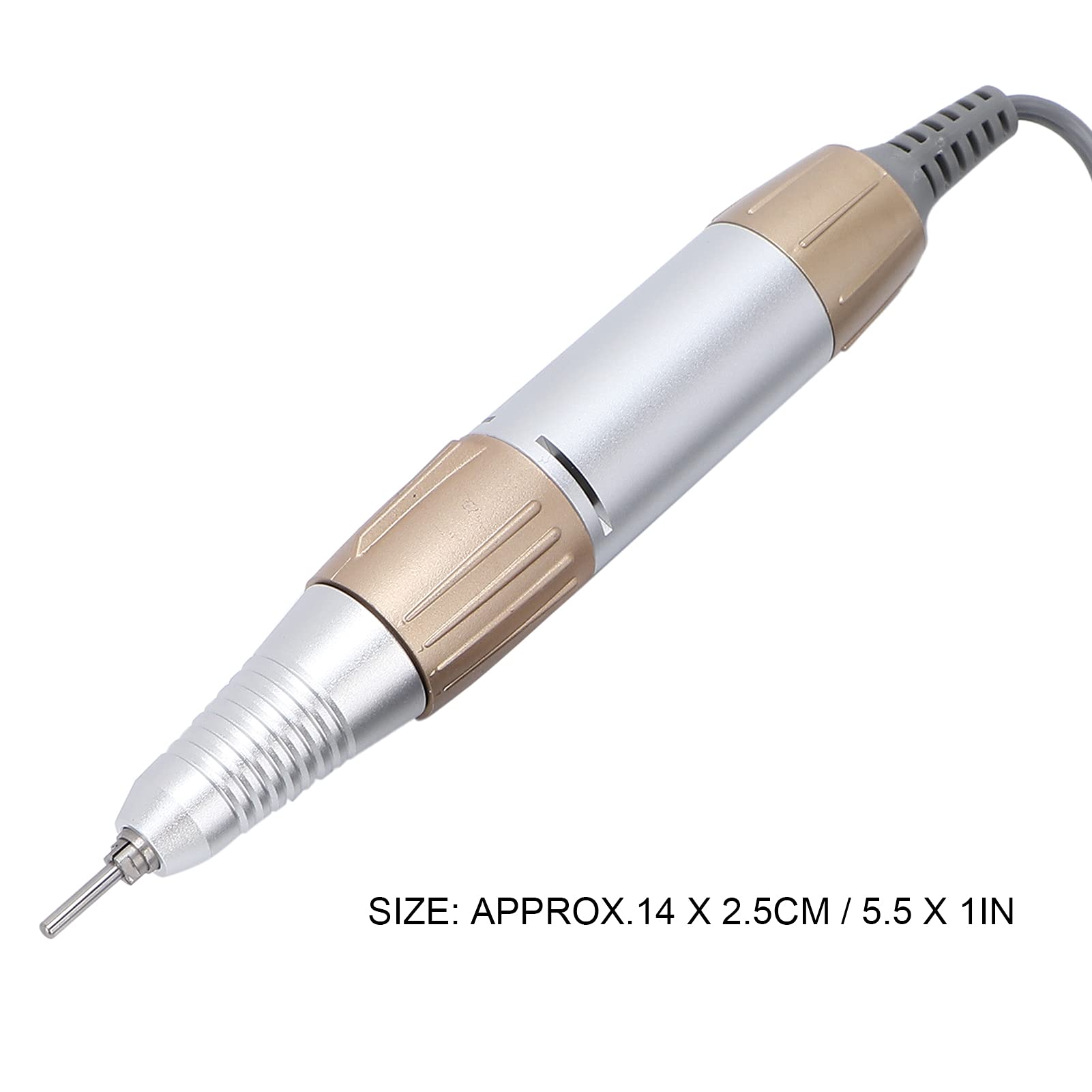 Professional Electric Nail Drill Machine - 35000 RPM Portable Nail Drill Handpiece with Low Noise | Replacement Nail Polisher Grinder for Salon & Home Manicure/Pedicure | Perfect for Nail Art, Acrylics & Gel Extensions