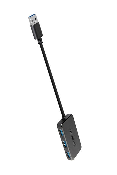 HUB2K SuperSpeed USB 3.1 4-Port Hub - Black | High-Speed Data Transfer for Laptop, PC, MacBook, Gaming & Office Use