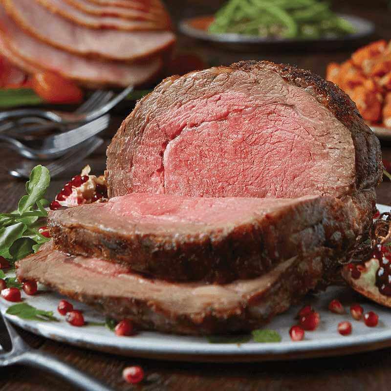 USDA Prime Rib Beef Steak Roast - Boneless, Tender & Juicy, Aged 28 Days | 4.5-5 lbs Each (Pack of 2) | Restaurant-Quality Beef for Holidays, Dinner Parties & Special Occasions | Kansas City Steak Company with Cooking Guide