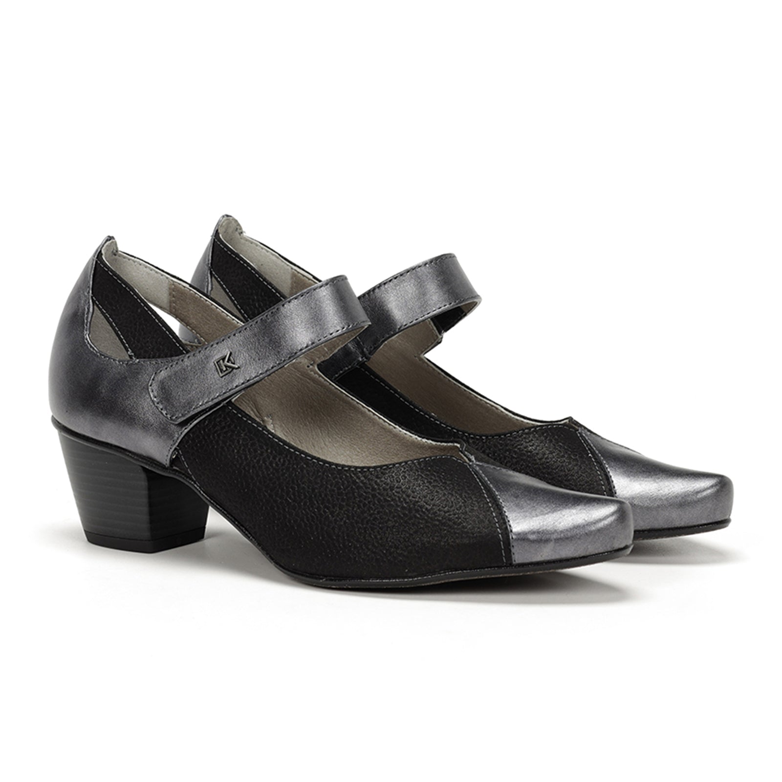 Dorking Triana D7746 Women's Black Heeled Mary Jane Shoes - Elegant & Comfortable for Work, Parties & Weddings
