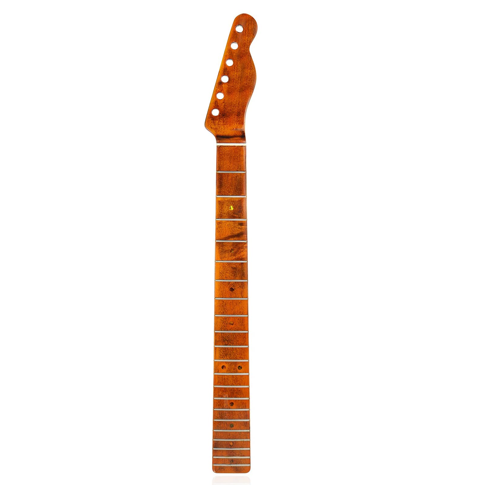 21 Fret Maple Electric Guitar Replacement Neck - TL Tele Back Center Line Repair - Perfect for DIY Guitar Upgrades & Professional Repairs