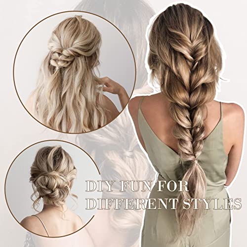 4PCS Clip-in Synthetic Hair Extensions - Long & Thick Hair Extensions for Women - Perfect for Parties, Weddings & Everyday Styling