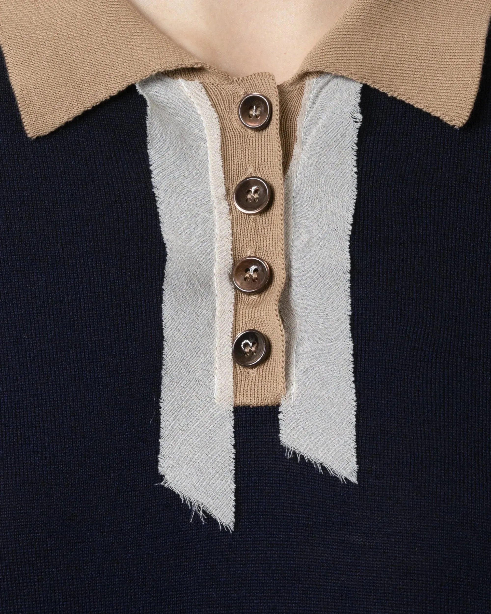 Stylish Color Block Polo Sweater for Men - Trendy Casual Knit Top for Office, Golf & Everyday Wear