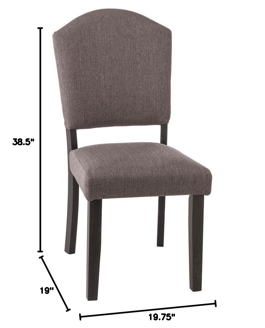 Hillsdale Furniture Clarion Wood Dining Chair Set of 2 - Distressed Gray Finish - Solid Wood Construction - Perfect for Kitchen, Dining Room, and Farmhouse Style Decor