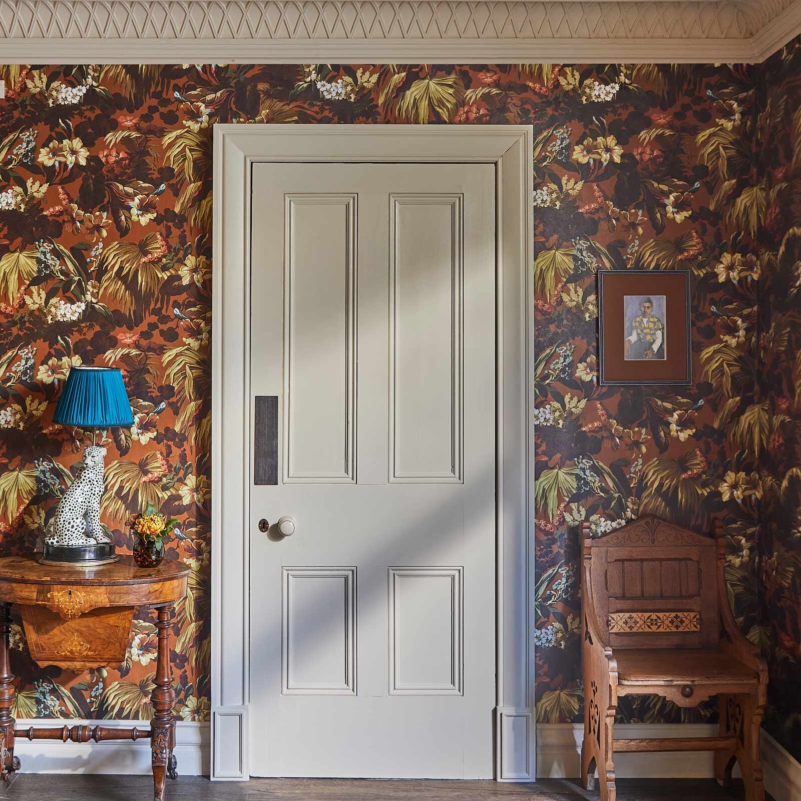 LIMERENCE Wallpaper - Tobacco Brown Peel and Stick Removable Wallpaper for Bedroom, Living Room & Home Decor - Easy DIY Installation