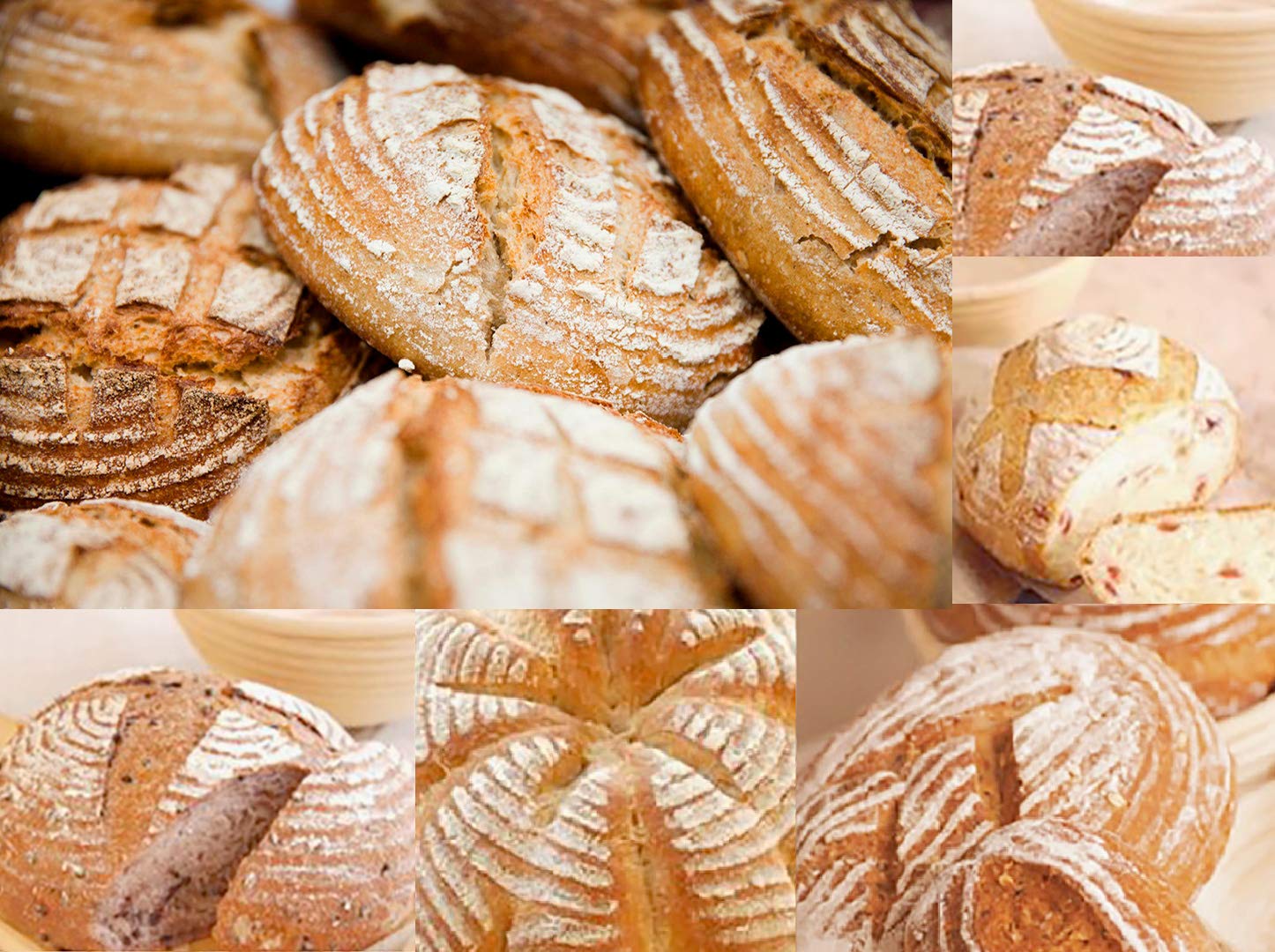 Large Oval Bread Proofing Basket - Rattan Banneton Brotform Dough Rising Basket (Size#7, 35x14x7cm) - Perfect for Artisan Sourdough, Homemade Bread Baking & Professional Bakeries