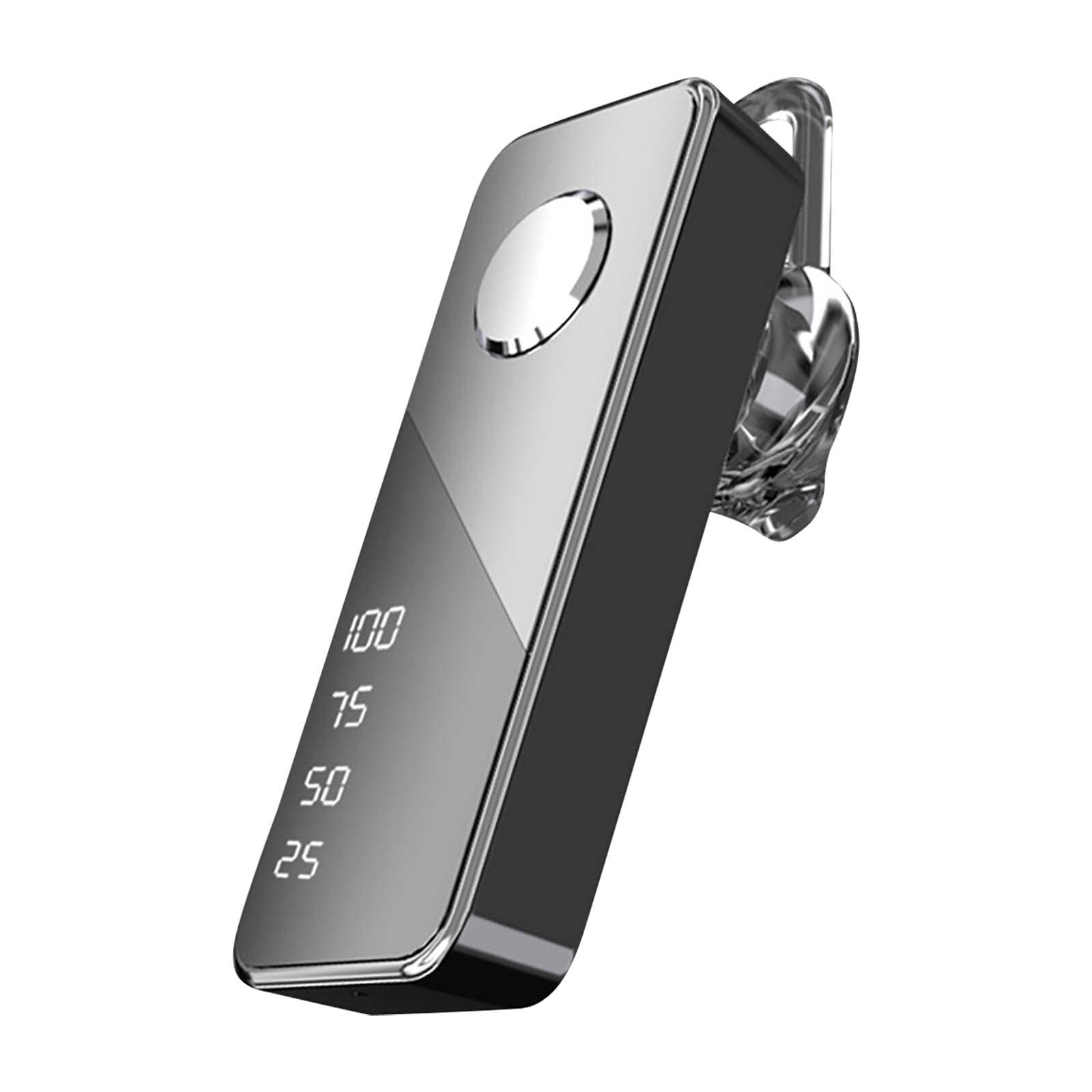 Wireless Bluetooth Earpiece for Single Ear - Hands-Free In-Ear Headset for Driving, Cycling, Sports & Business Calls | Noise Cancelling Mic, Comfortable Fit, Long Battery Life | Perfect for Truckers, Riders & Office Professionals
