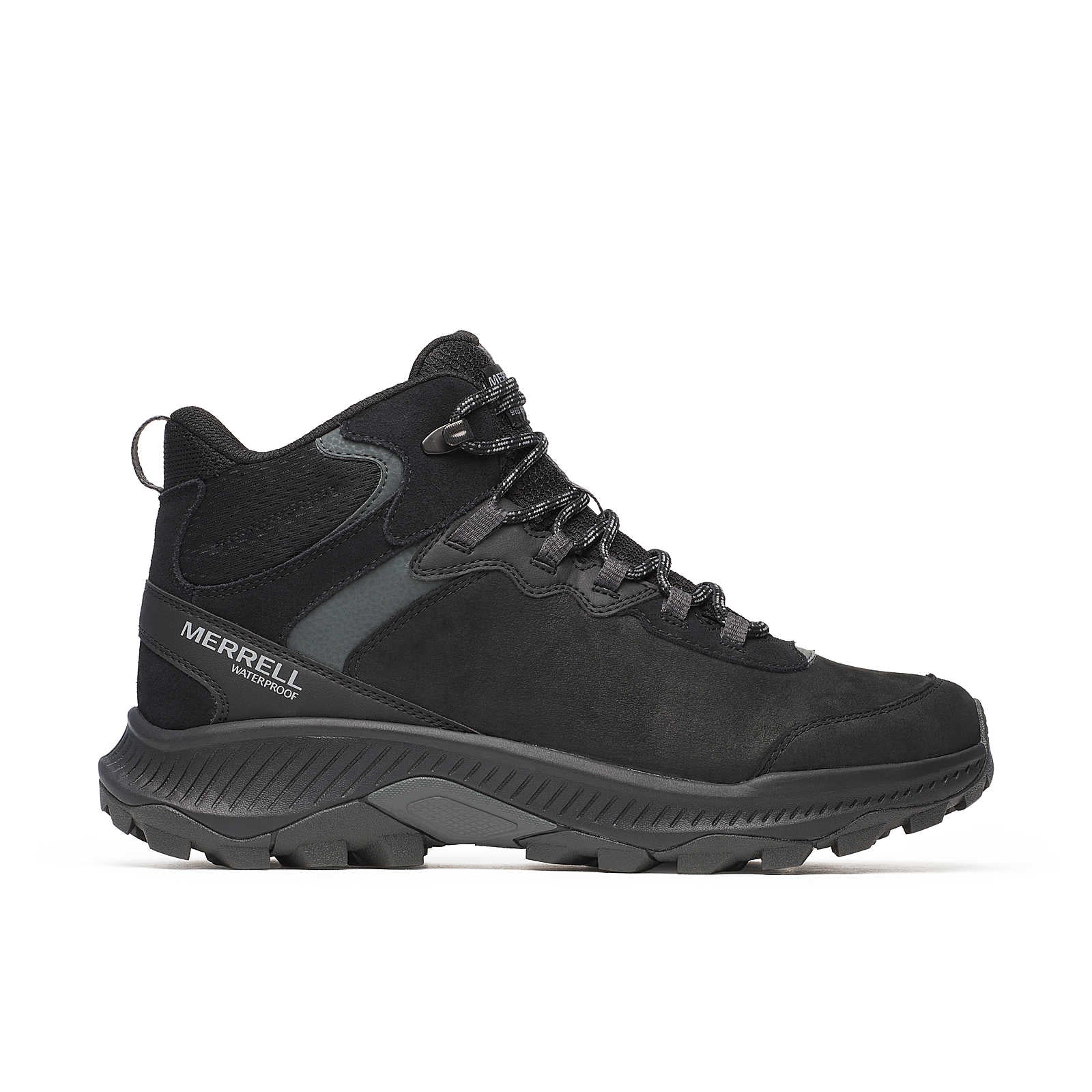 Merrell Speed Strike 2 Mid Leather WP Hiking Boots for Men - Waterproof Outdoor Trekking & Trail Running Shoes for Mountain Climbing & Camping Adventures