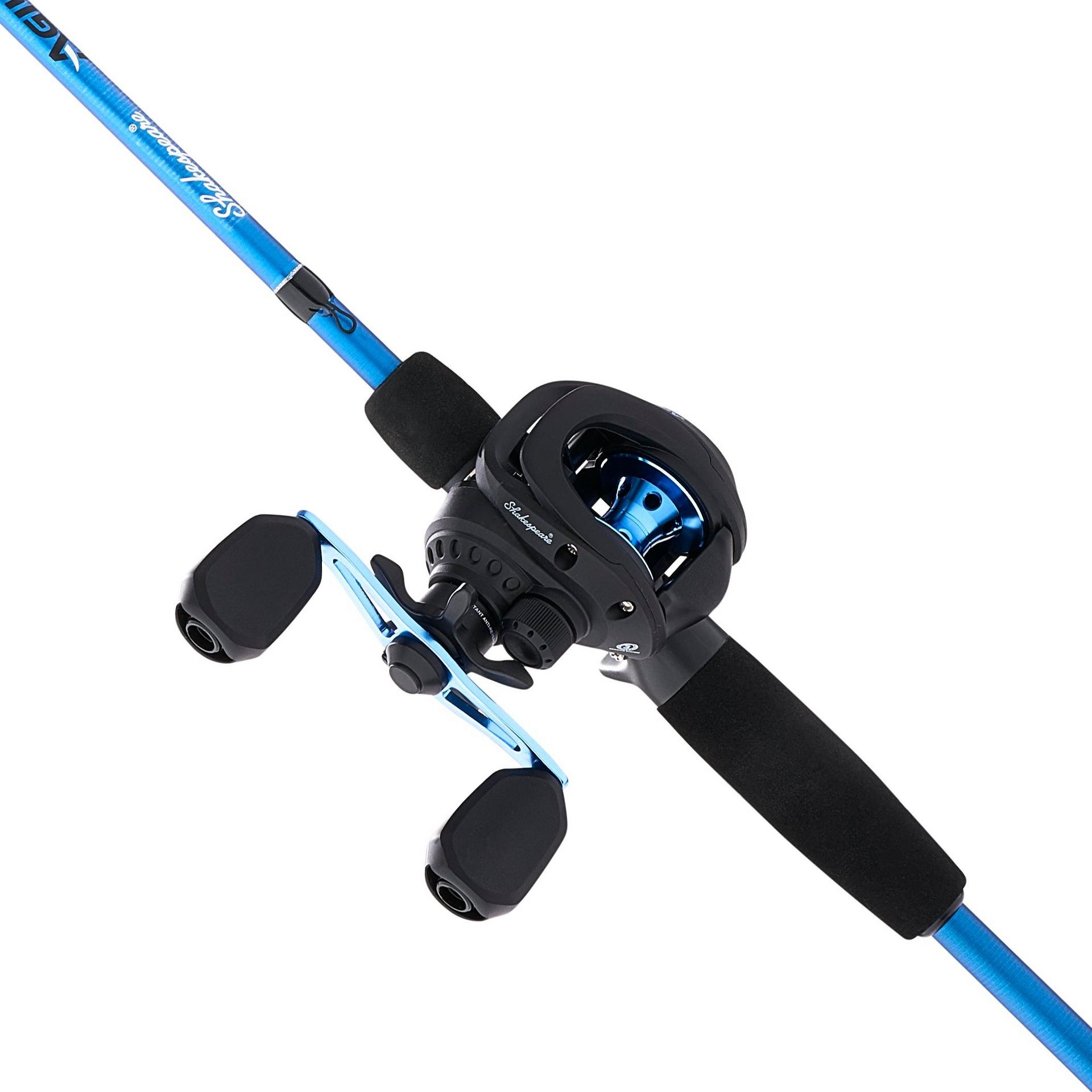 Agility® Baitcast Fishing Rod and Reel Combo - Lightweight Graphite Baitcasting Setup for Bass, Walleye, Pike Fishing | Perfect for Freshwater Lakes, Rivers, and Saltwater Shore Casting