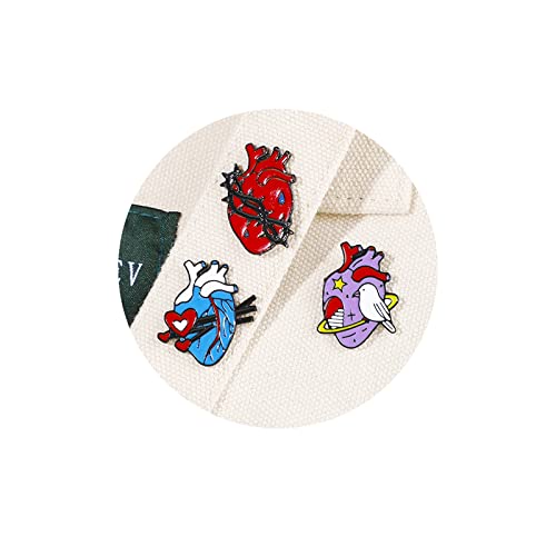 3 pack heart pins
