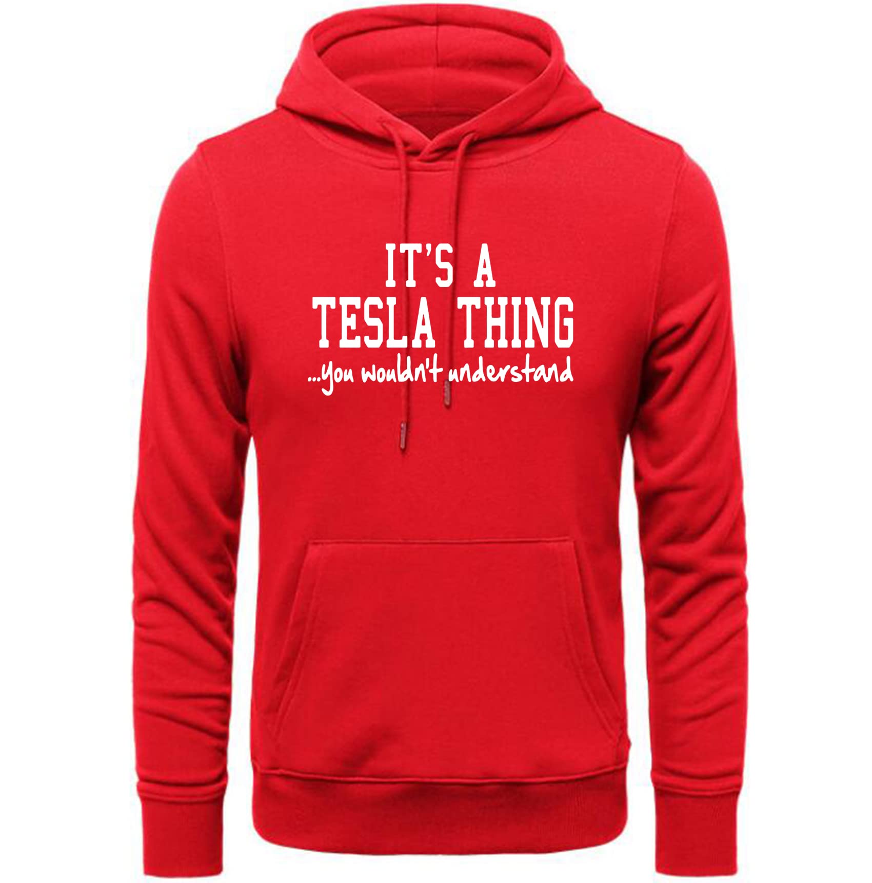 Men's Tesla Fan Graphic Sweatshirt - Funny Tesla Lover Gift for Him - Perfect for Casual Wear, Gifts & Tesla Enthusiast Events