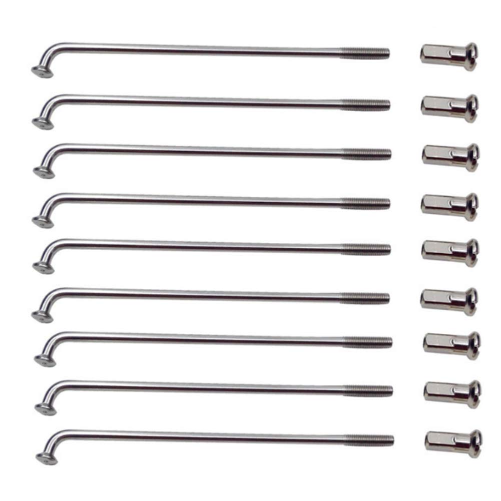 36Pcs 12G Stainless Steel Spokes for Electric Bicycle & E-Bike (60-305mm, 130mm) - Durable Wheel Tire Replacement Parts for Mountain, Road & Commuter Bikes - Perfect for DIY Repairs & Maintenance