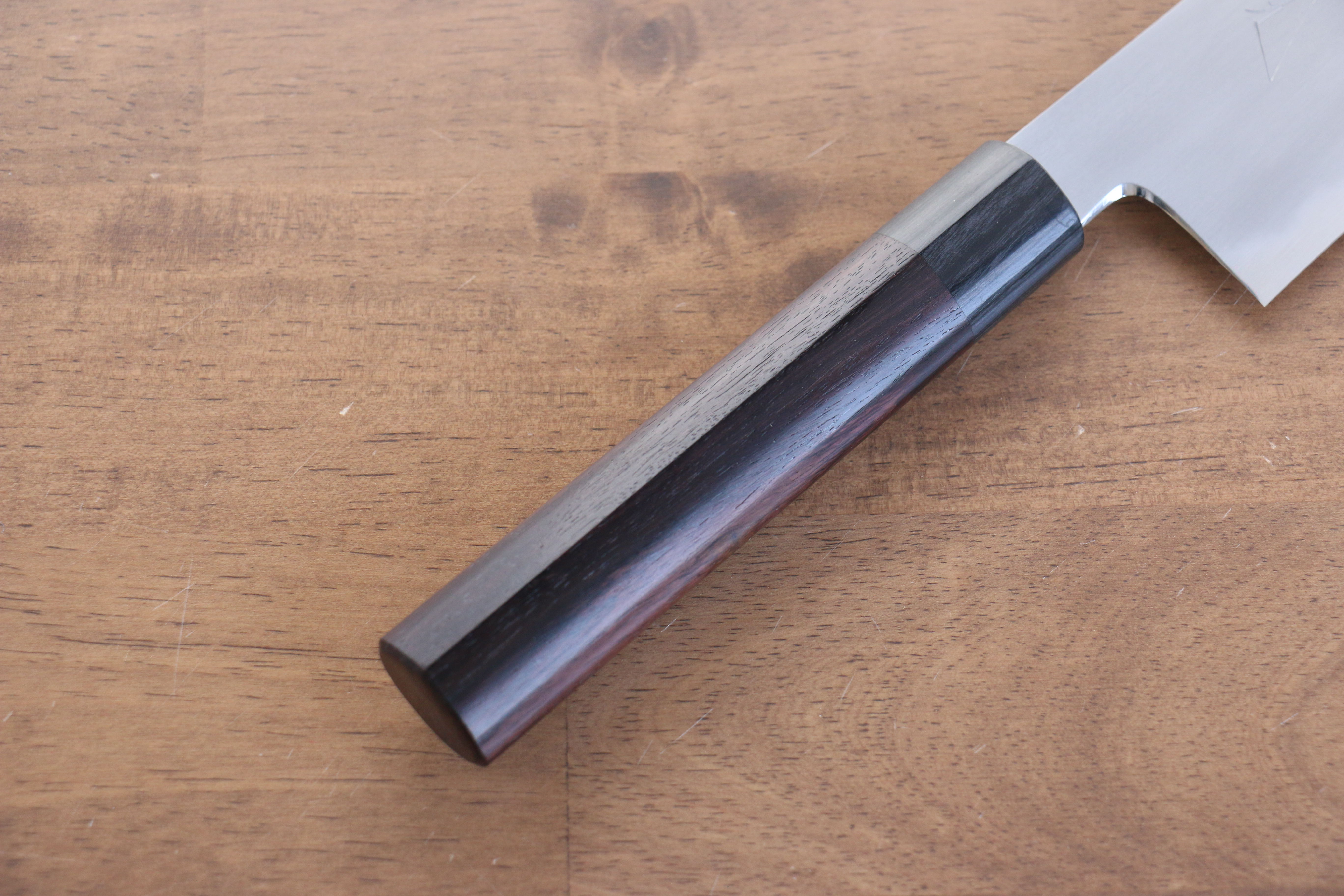 Premium Jikko White Steel No.2 Gyuto Japanese Chef Knife 240mm with Exquisite Shitan Handle - Perfect for Sushi, Meat Slicing & Professional Kitchen Use