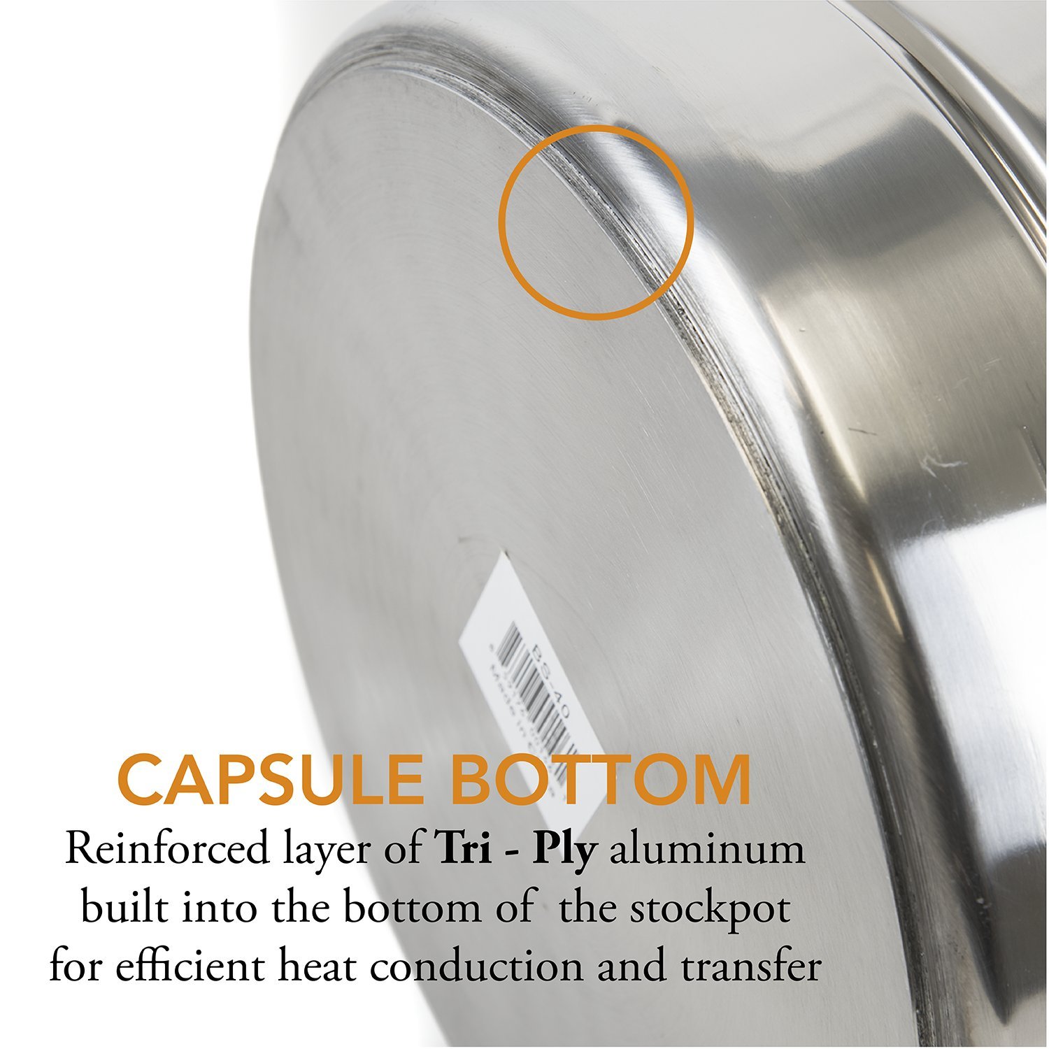 GasOne 16 Gallon Stainless Steel Home Brew Kettle Pot with Tri-Ply Bottom - Pre-Drilled 4-Piece Set (64 Quart) Includes Stainless Steel Lid, Ball Valve, Thermometer & Spigot - Perfect for Beer Brewing, Wort Boiling & Homebrewing Supplies - Ideal for Home Brewers & Craft Beer Enthusiasts