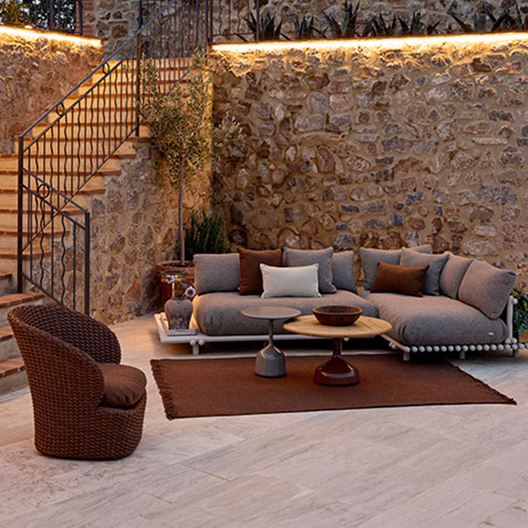 Coast Swivel Lounge Chair with 360-Degree Rotation - Modern Comfort for Living Room, Patio, and Outdoor Relaxation