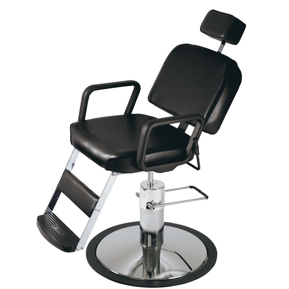 Professional Barber Chair for Salons & Home Use - Adjustable Hydraulic Styling Chair with Headrest & Footrest - Perfect for Haircuts, Shaves & Styling