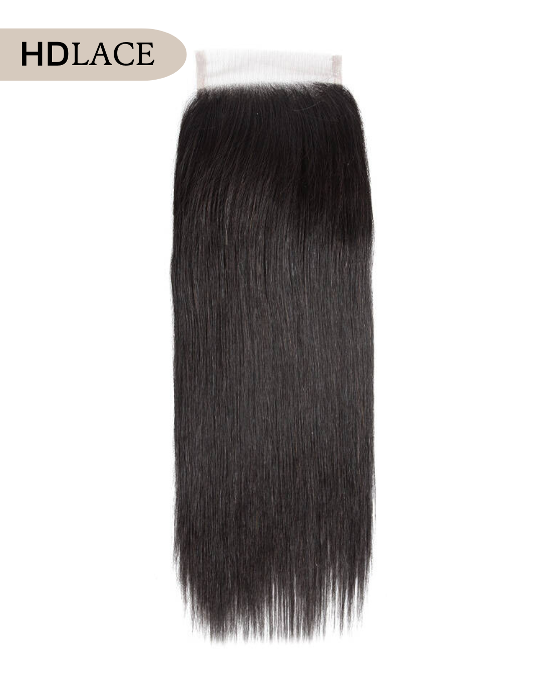 HD Lace 5x5 Lace Closure - Relaxed Straight Indian Human Hair Wig - Perfect for Daily Wear, Parties & Special Occasions