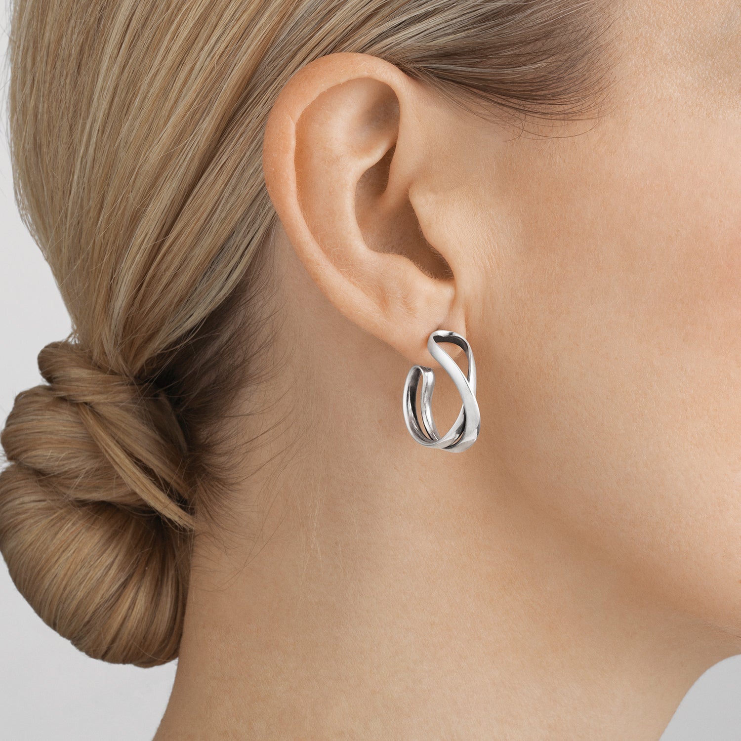 Infinity Hoop Earrings for Women - Small Gold & Silver Circle Earrings - Perfect for Everyday Wear, Date Night & Special Occasions