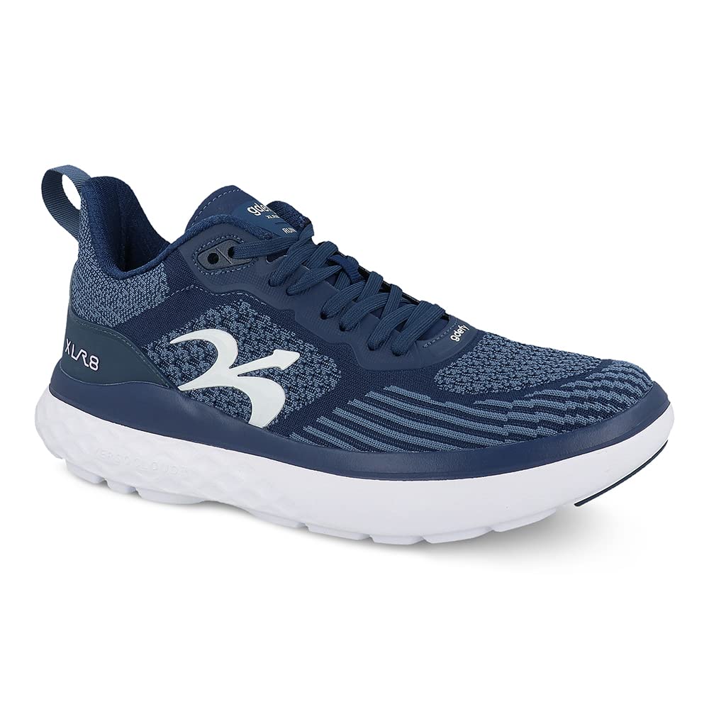 G-DEFY XLR8 Men's Supportive Running Shoes with VersoShock Technology - Arch Support, Wide Width & Diabetic-Friendly Design for Pain Relief from Prolonged Standing/Walking - Ideal for Work, Walking & Running