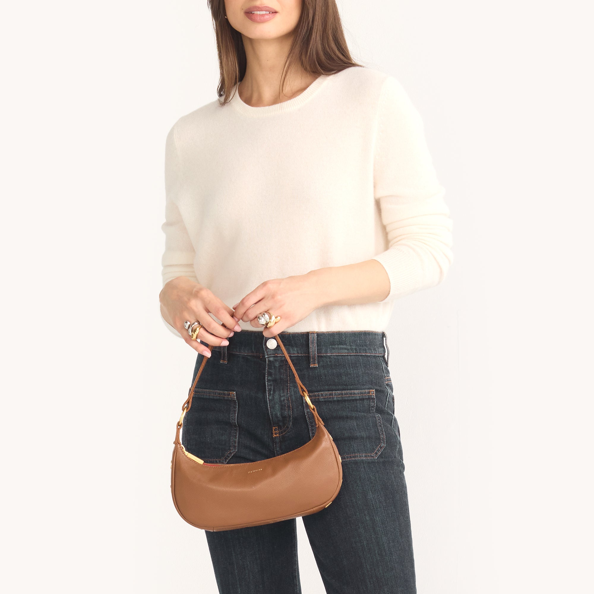 Becker Mahogany Pebble Leather Wallet with Brushed Gold Zipper - Small Size | Stylish & Durable for Everyday Use, Travel & Gifts