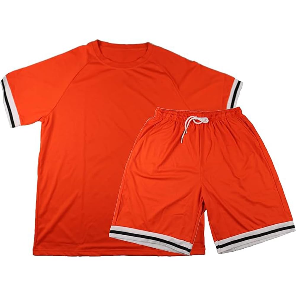 Men's 2-Piece Short Sleeve Summer Outfit Set - Casual Tracksuit with Pockets | Perfect for Beach, Gym & Everyday Wear