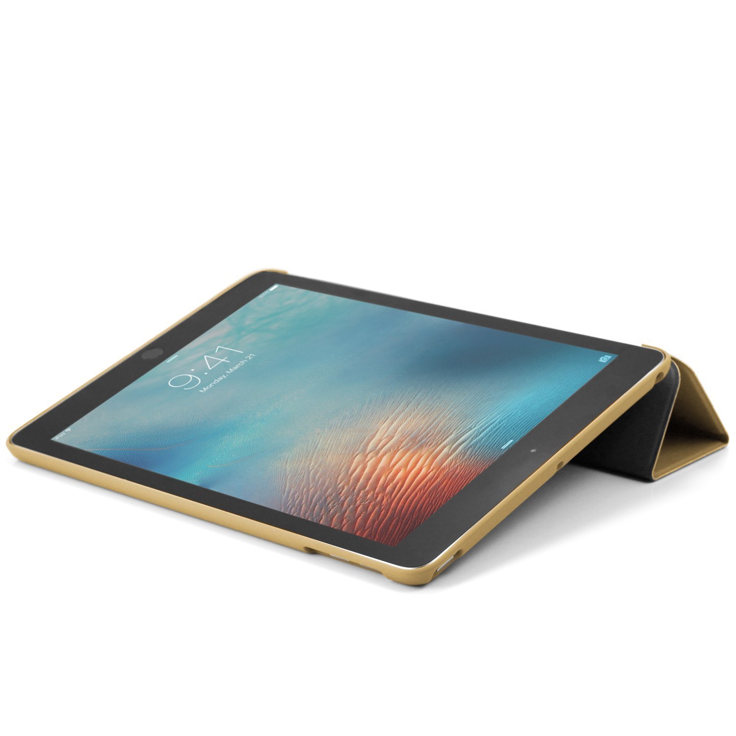 KHOMO iPad Pro 12.9 Inch Case (2017 2nd Generation) - Ultra Slim Protective Cover with Smart Auto Wake/Sleep, Non-Slip Rubberized Back | Perfect for Work, Travel & Home Use