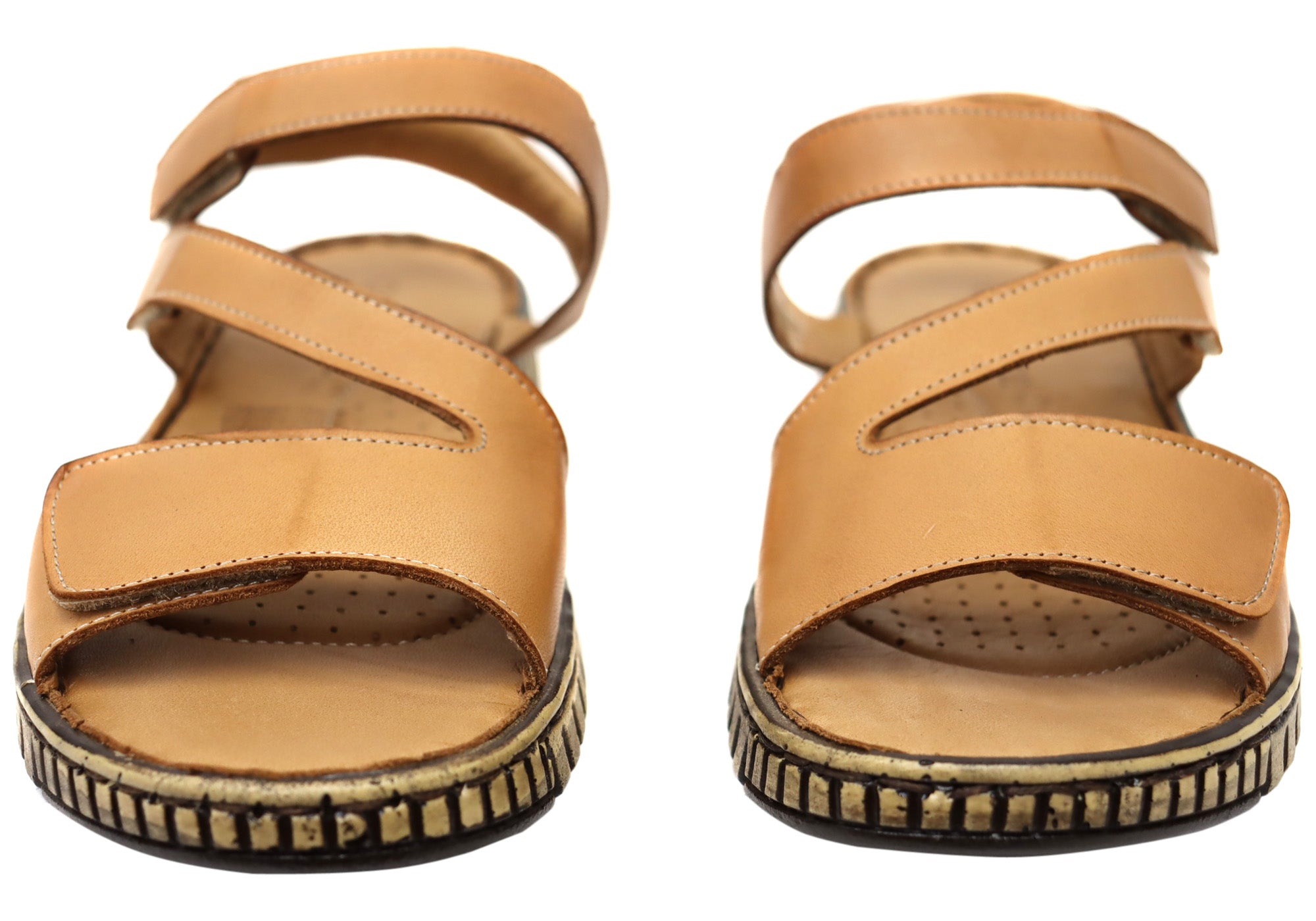 Orizonte Brookdale Women's Comfortable Adjustable Leather Sandals - European Style for Walking, Travel & Casual Wear