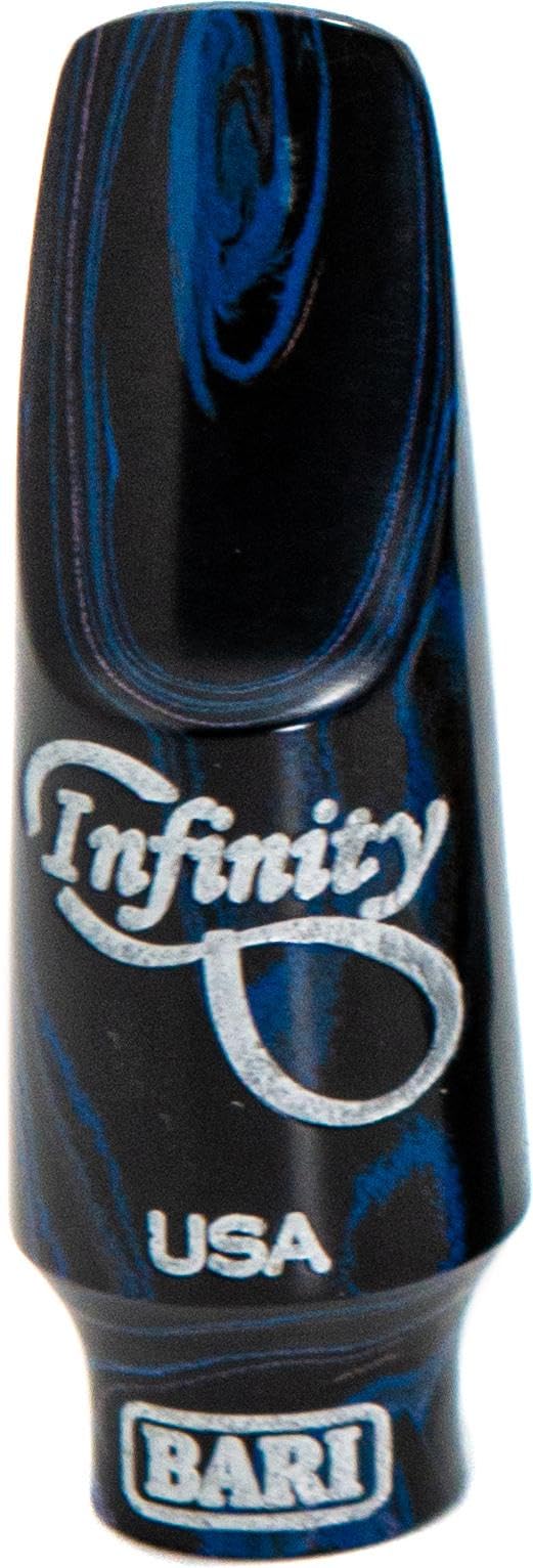 Bari INHRSS7 Infinity Hard Rubber Soprano Saxophone Mouthpiece - Size 7 (.068) | Professional Saxophone Accessory for Jazz, Classical & Solo Performances | Perfect for Students & Musicians