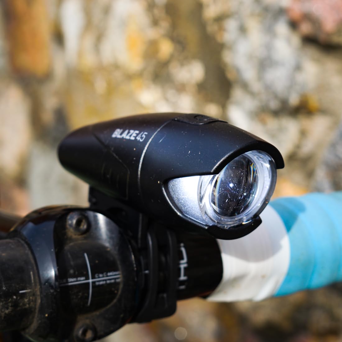 Planet Bike Blaze 45 & Superflash USB Rechargeable Bike Light Set - High Visibility Front & Rear Bicycle Lights for Night Cycling, Commuting, and Road Safety