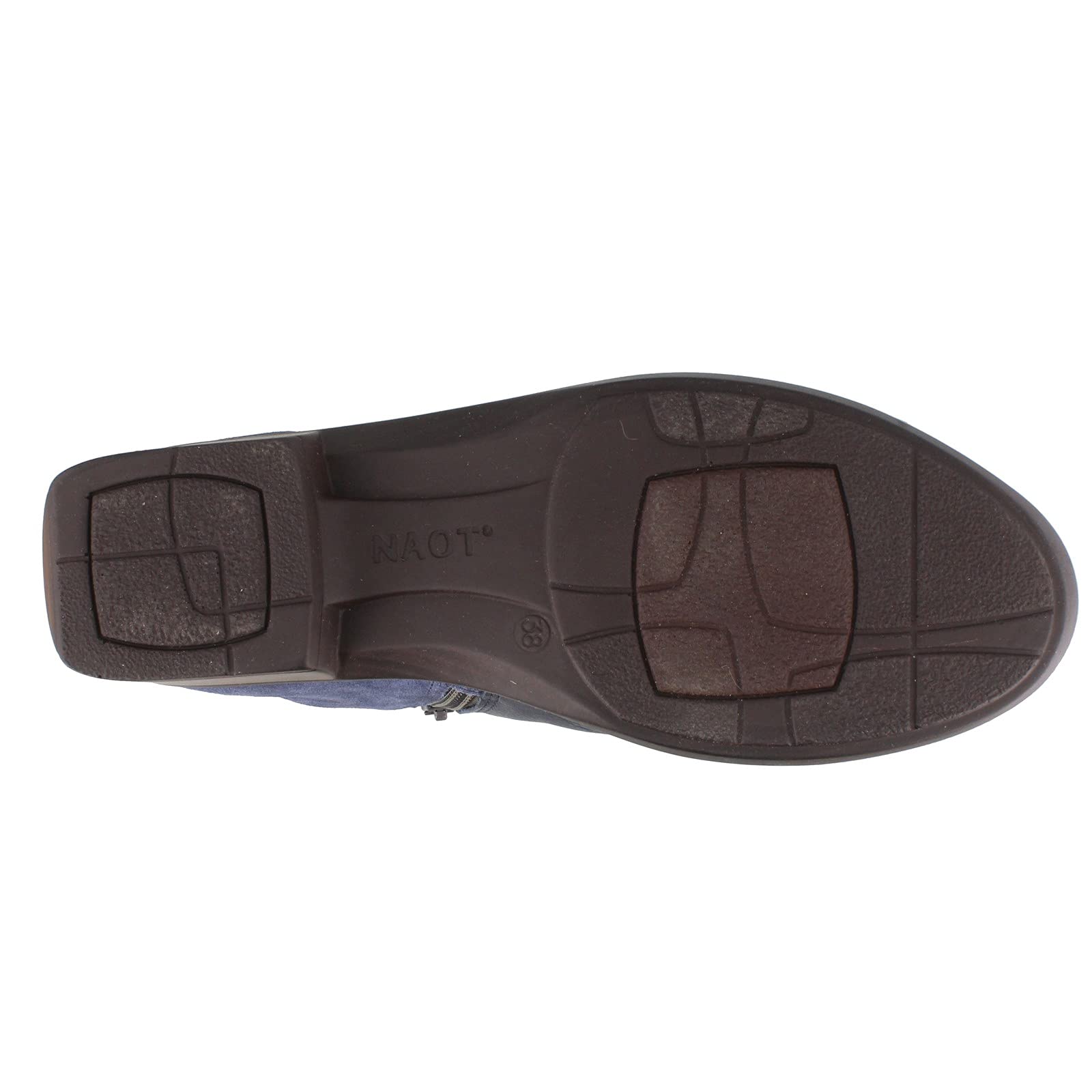 NAOT Women's Helm Ankle Bootie - Cork Footbed & Arch Support - Double Zipper Low Heel Comfort Shoes - Lightweight Travel Boots with Removable Insole | Perfect for Walking, Office Wear & Casual Outfits