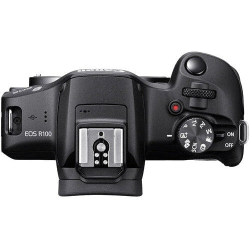 Canon EOS R100 Mirrorless Digital Camera with 18-45mm & 55-210mm Lenses Kit - Perfect for Travel Photography, Vlogging, and Professional Shooting