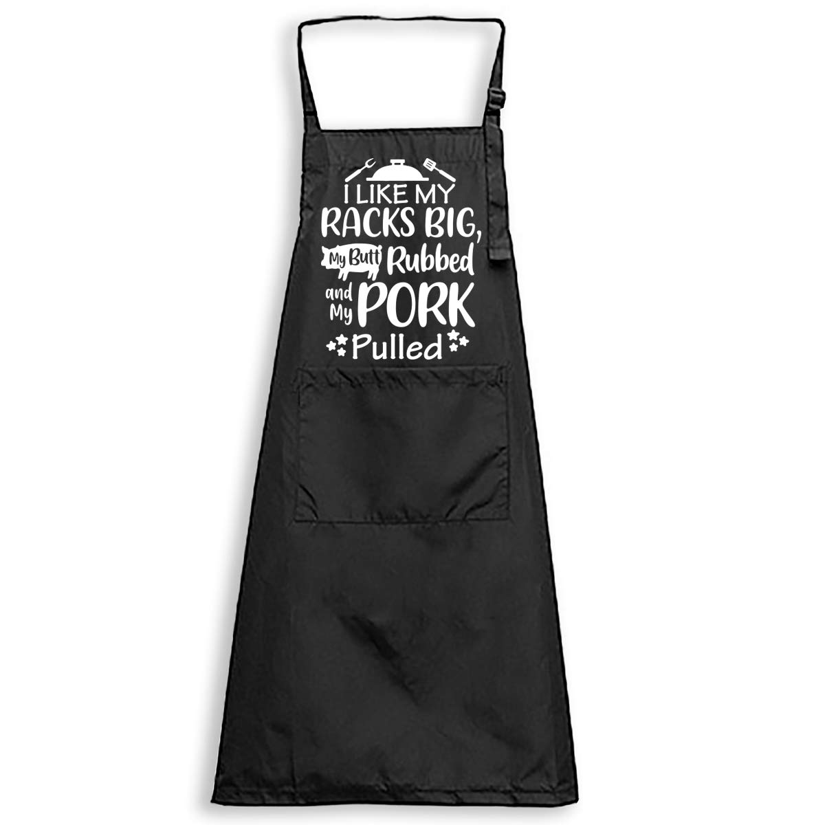 Funny Grill Apron for Men - Adjustable Waterproof BBQ Apron with Pockets - Perfect Gift for Dad, Husband, Boyfriend - Father's Day, Birthday & Christmas Present - Ideal for Backyard Grilling, Barbecue Parties & Outdoor Cooking