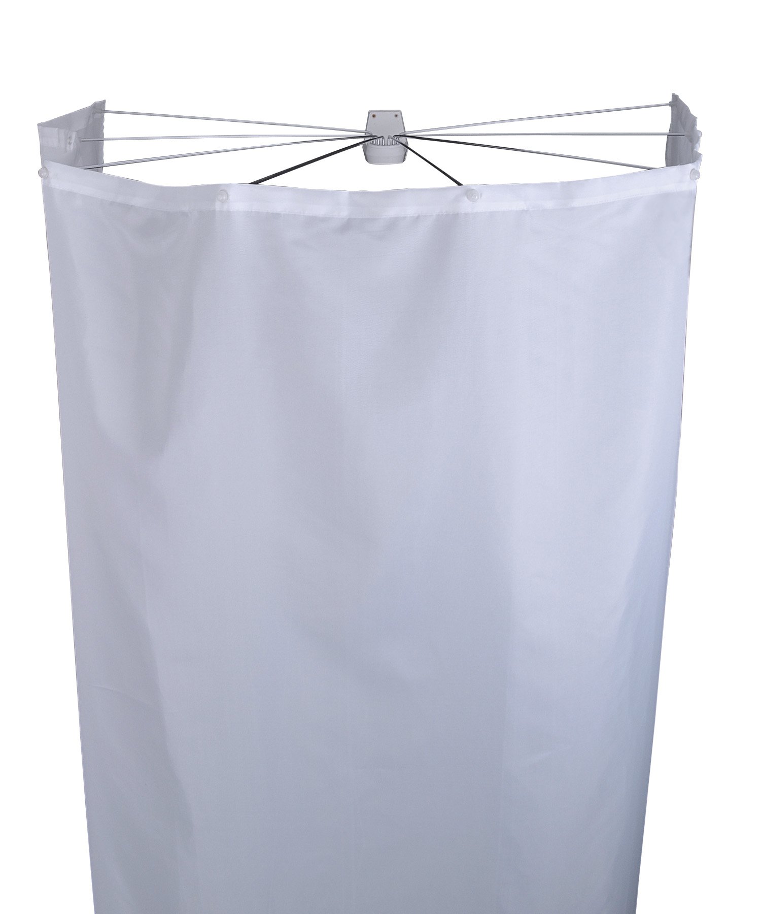 Portable Collapsible Shower Enclosure - White Foldable Privacy Tent for Camping, Travel & Outdoor Bathing | Compact & Lightweight Design