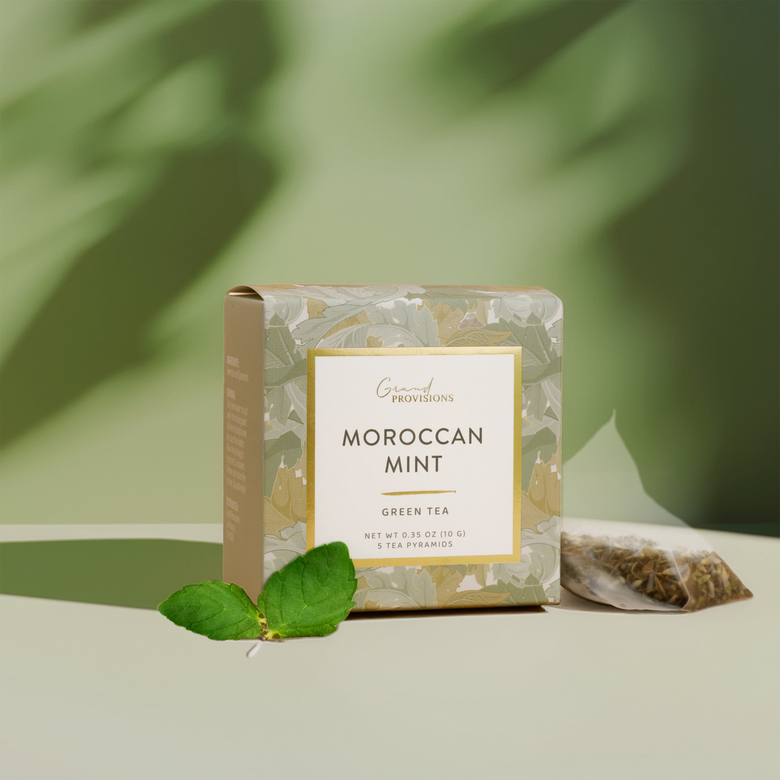 Organic Moroccan Mint Green Tea - Premium Loose Leaf Tea for Relaxation & Digestion | Perfect for Afternoon Tea & Stress Relief
