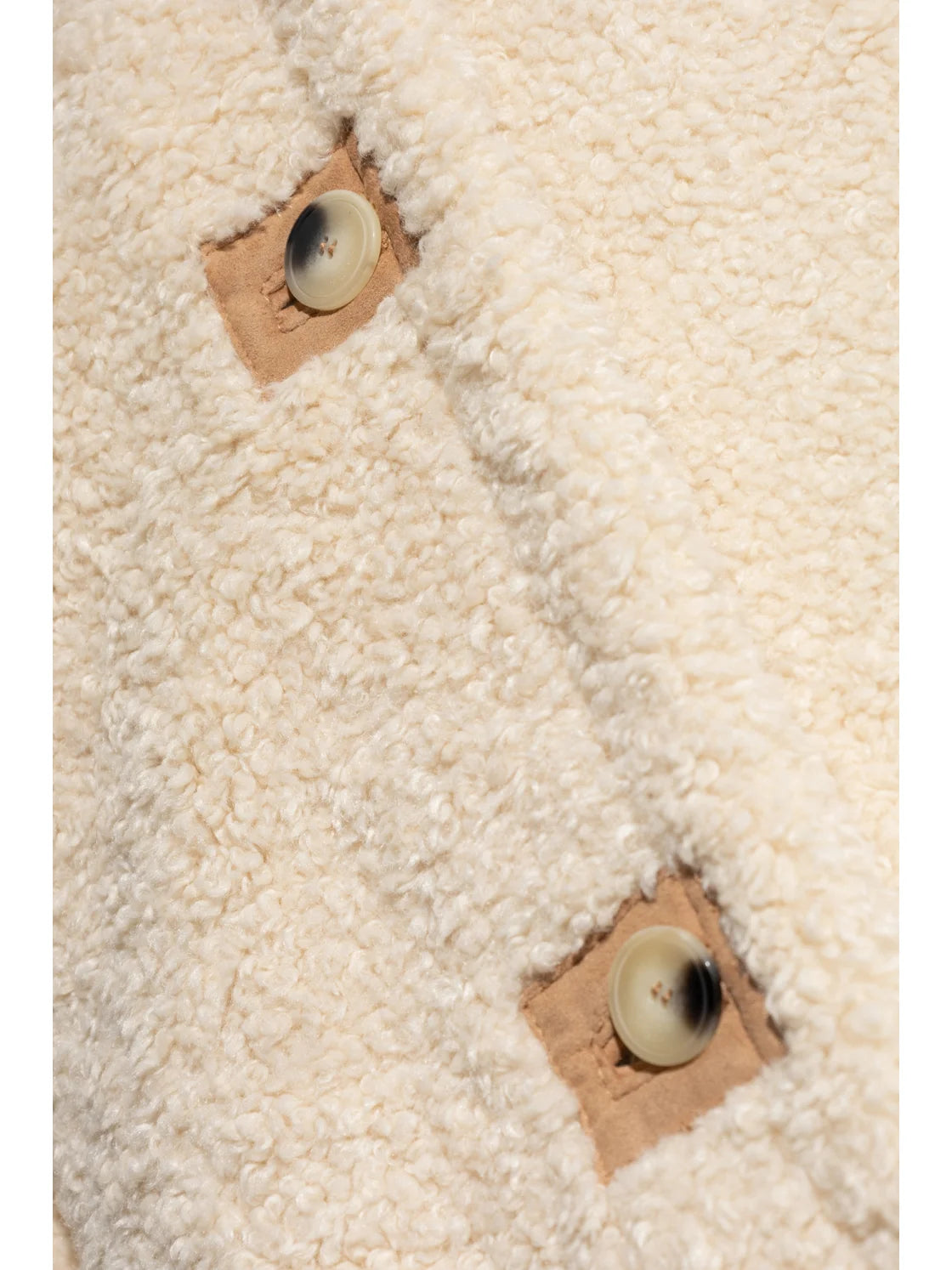 Faux Fur Reversible Coat for Women - Soft & Warm Winter Jacket in Cream & Brown | Stylish Outerwear for Cold Weather, Casual Outings & Fashion Layering