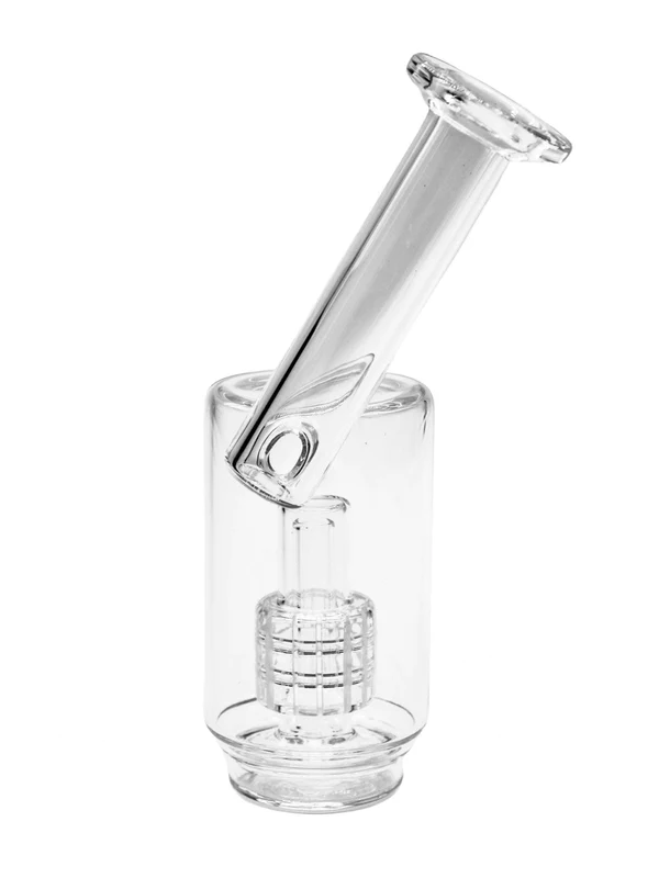 Premium Mini Matrix Percolator Glass Bubbler - Flat Top Design for Smooth Hits | Perfect for Concentrates, Herbs & Essential Oils | Portable & Durable for Travel, Home Use & Meditation Sessions