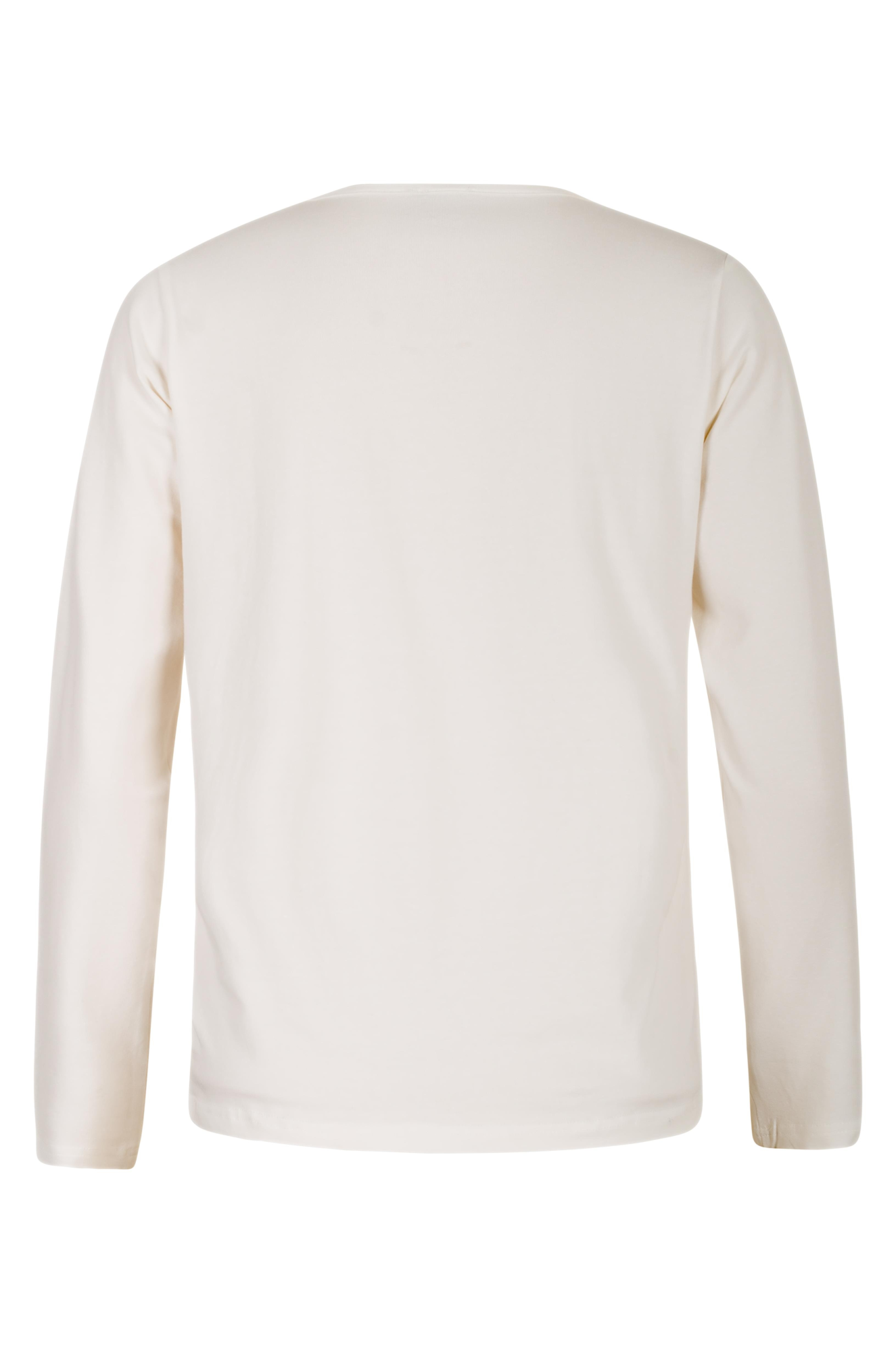 Elegant Women's Keyhole Neckline Top in Ivory | Trendy Casual Blouse for Work & Date Night | 6551BR
