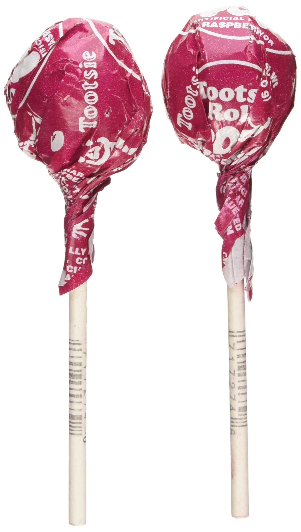 Red Raspberry Tootsie Pops - 30 Count Bulk Lollipops | Sweet Candy Treats for Parties, Halloween, Office Snacks & Gift Baskets