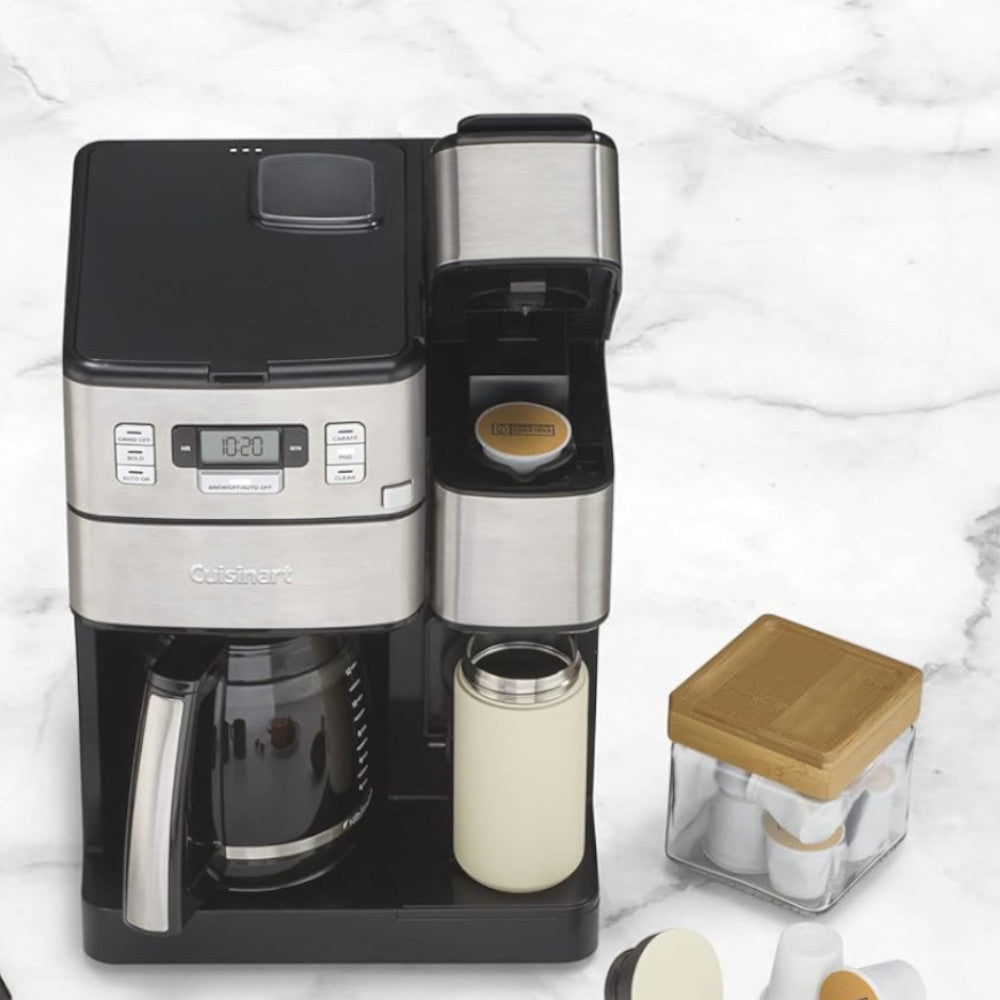 Cuisinart SS GB1 Coffee Center Grind and Brew Plus - Certified Refurbished with Warranty | Automatic Coffee Maker for Home & Office Use