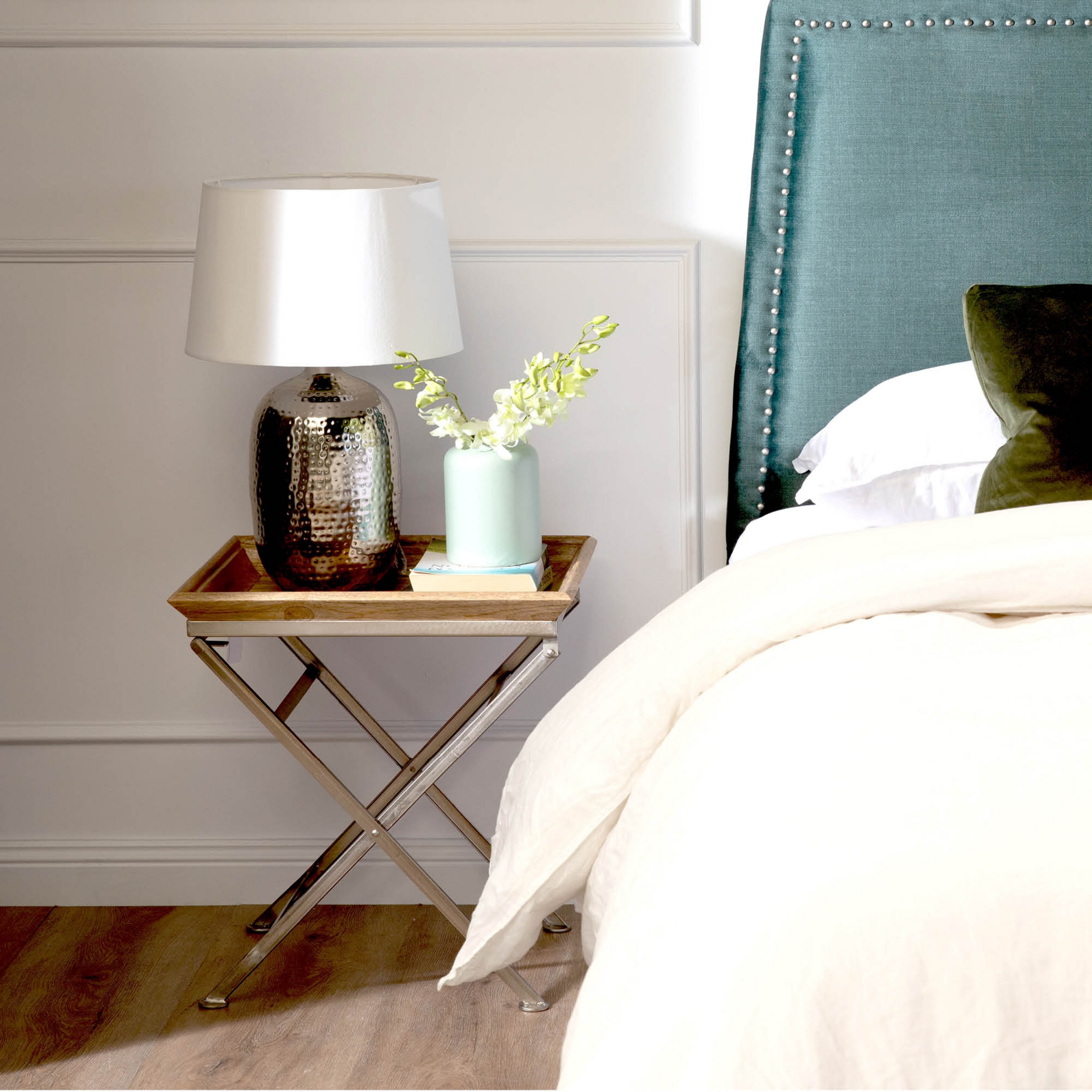 Ashika Solid Wood Side Table - Modern End Table for Living Room, Bedroom, or Office - Perfect for Coffee, Books, and Decor