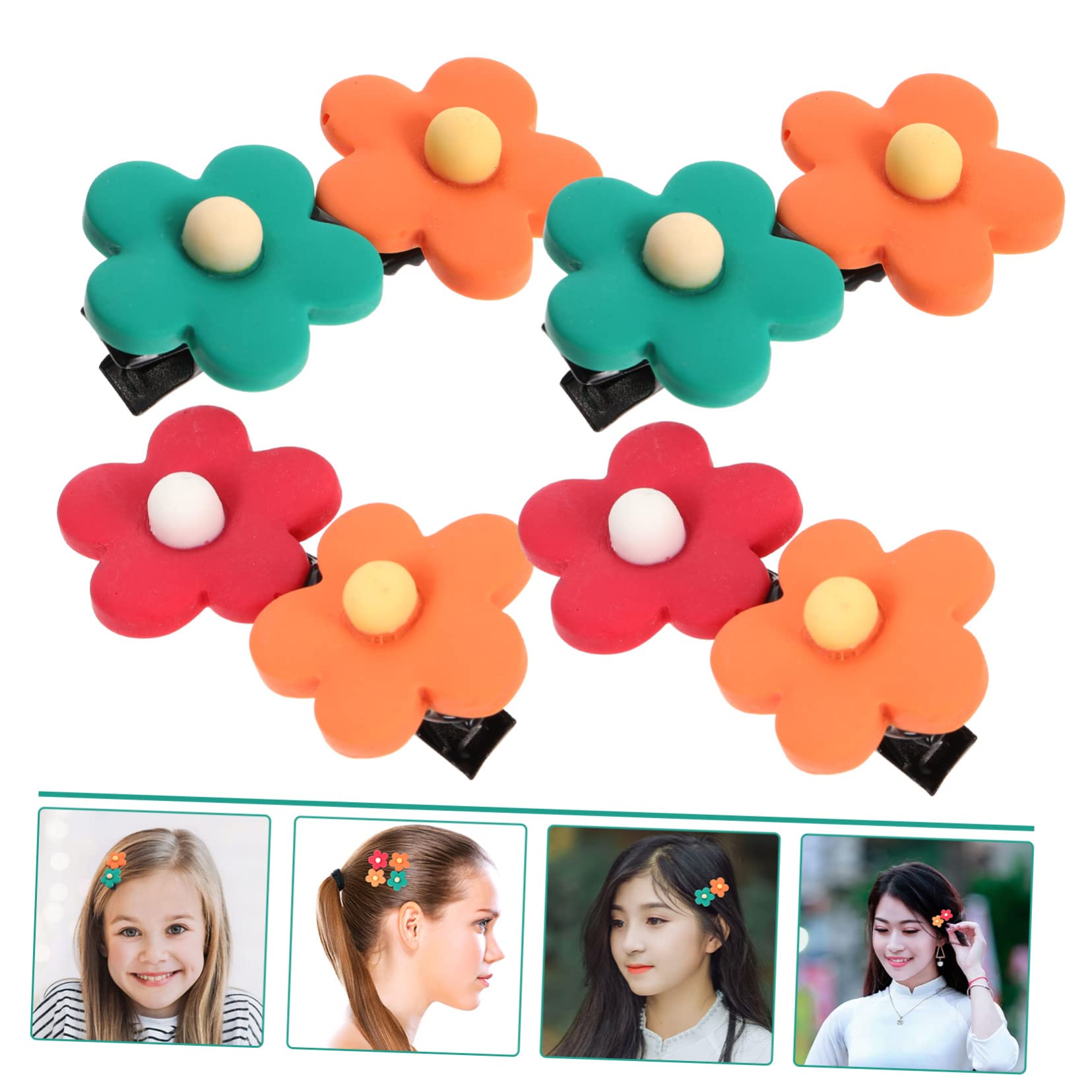 Mikinona 8pcs Mini Hair Clips - No Crease for Styling & Gifts