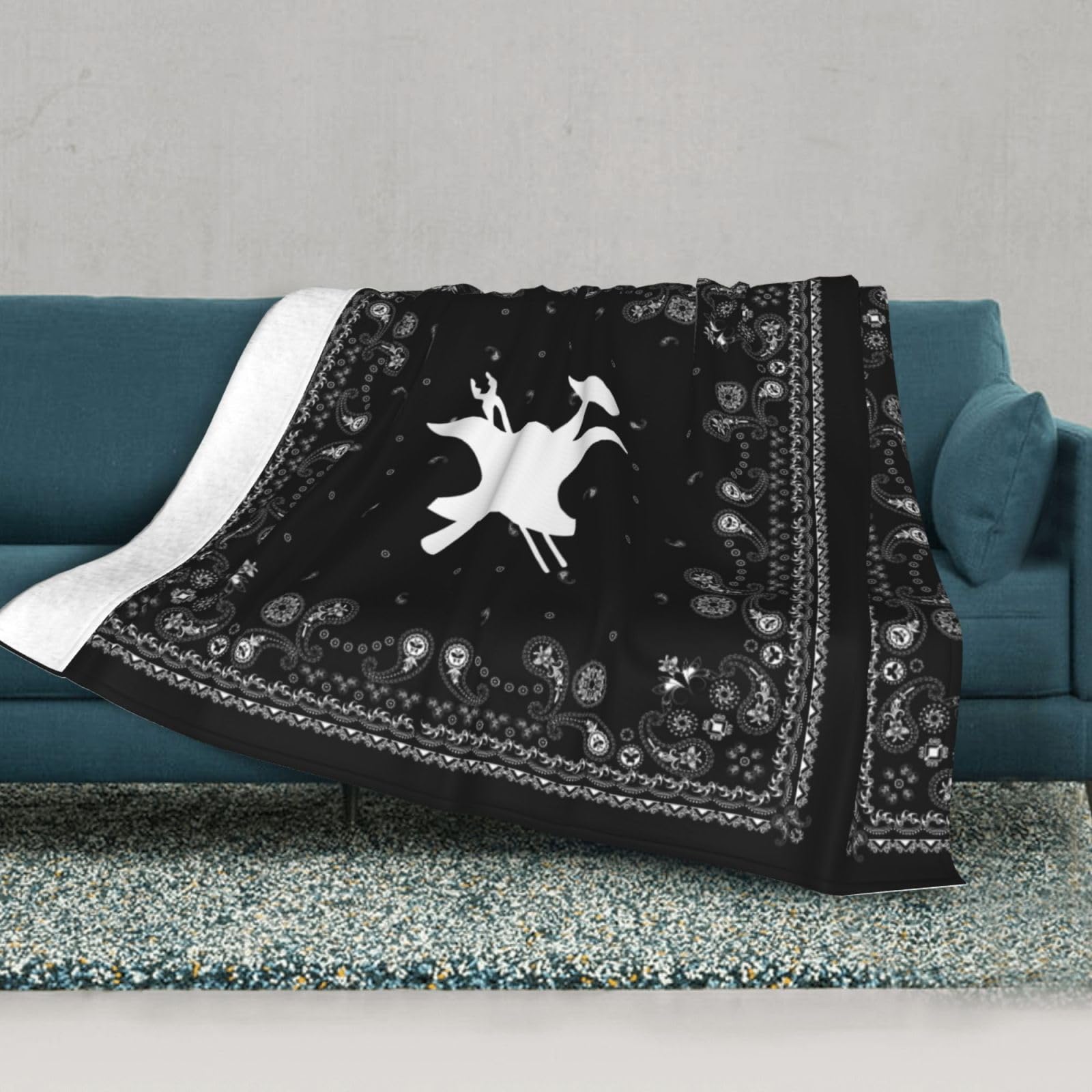Blacksmith Hammer Logo Throw Blanket - Soft Fuzzy Plush Lightweight Blanket for Couch, Sofa or Bed - Perfect for Cozy Nights, Movie Time and Home Decor