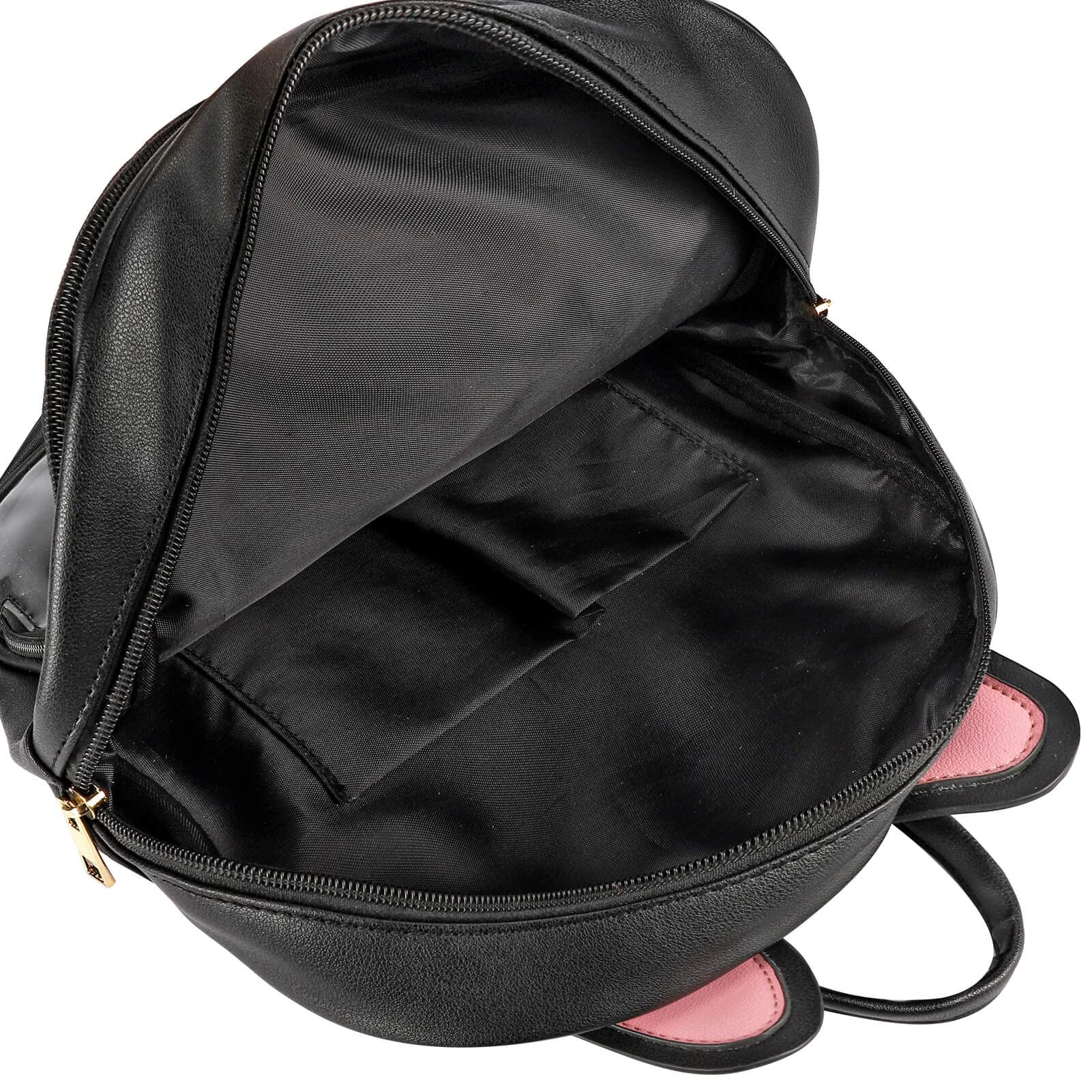 STEAMEDBUN Anime Ita Bag Backpack with Clear Insert Pocket - Cat Ears Pin Display Backpack for Collectors | Perfect for Cosplay, Conventions & Kawaii Fashion Accessories